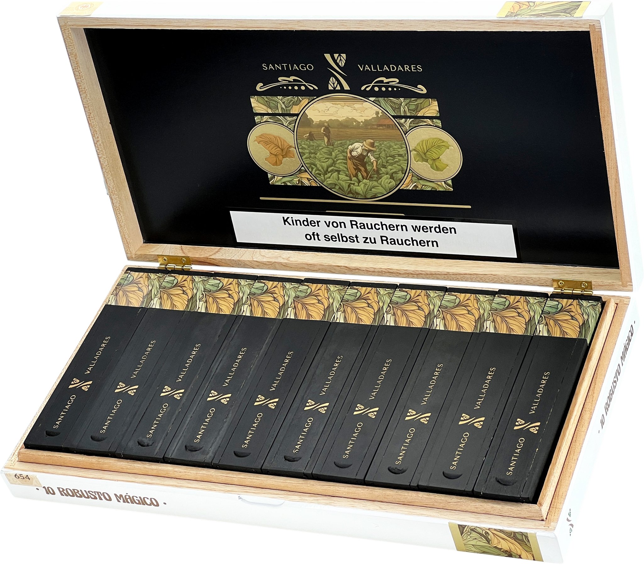 Robusto Mágico 10er Kiste offen