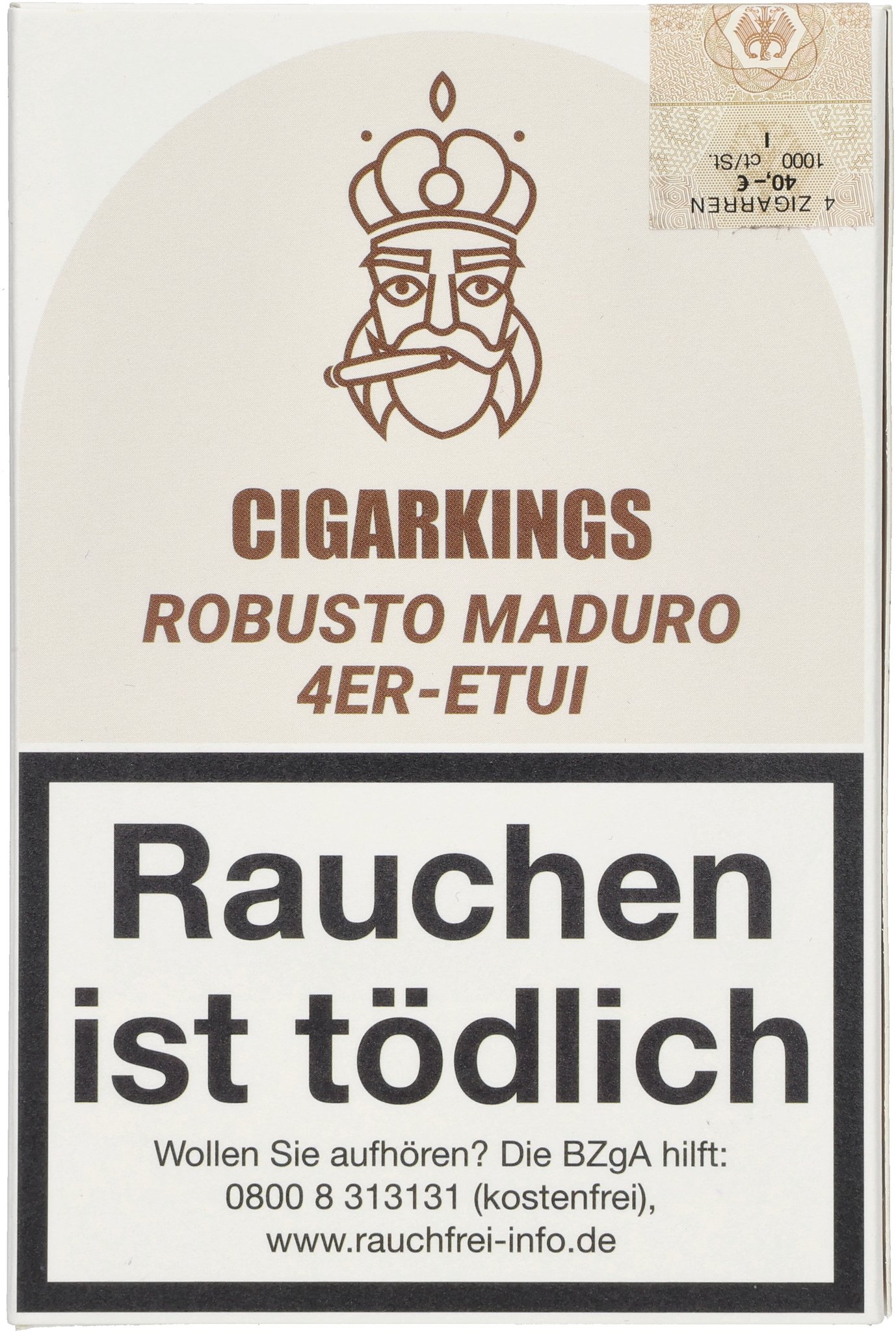 Robusto 4er Etui front