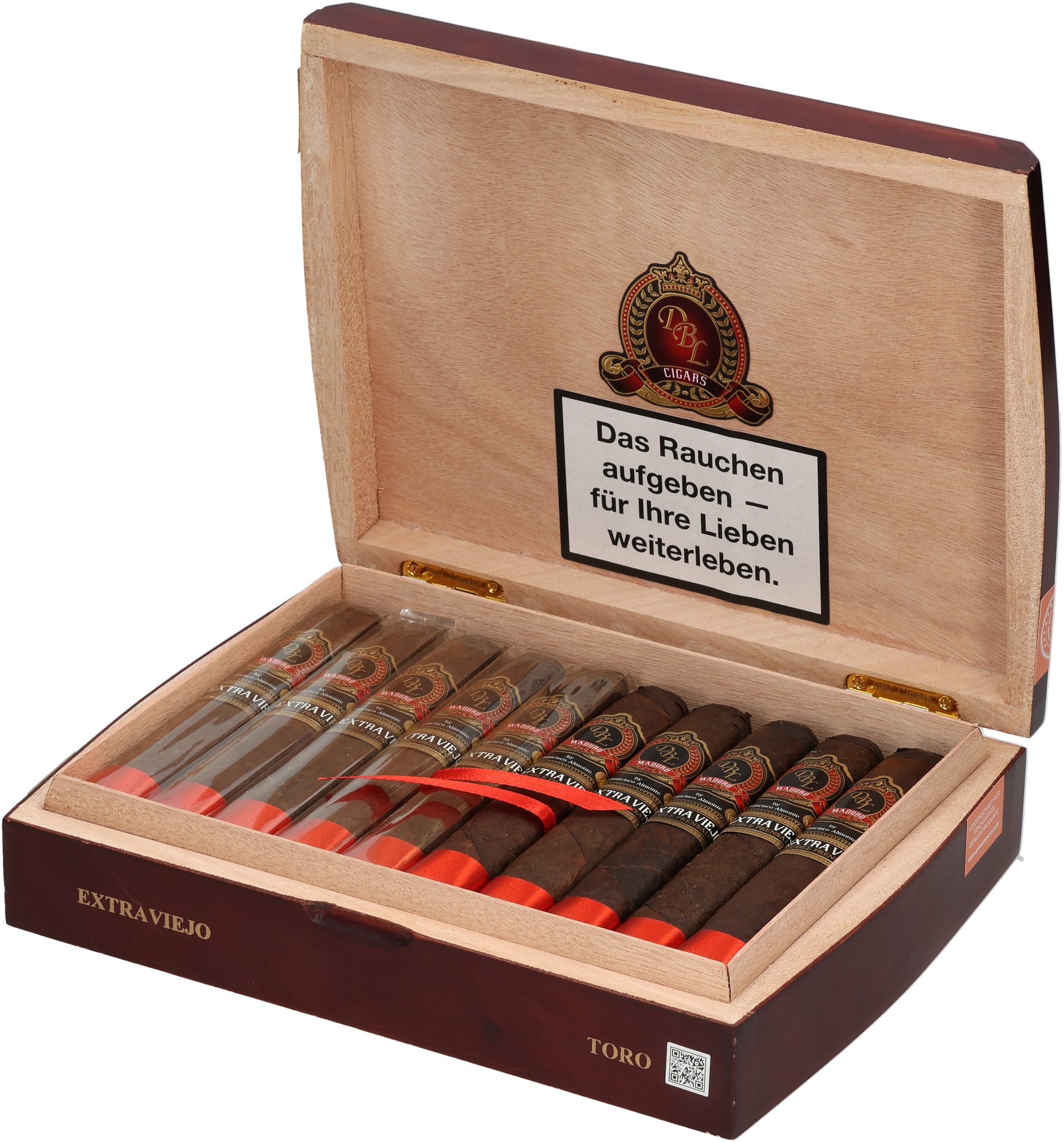 Extra Viejo Toro box open