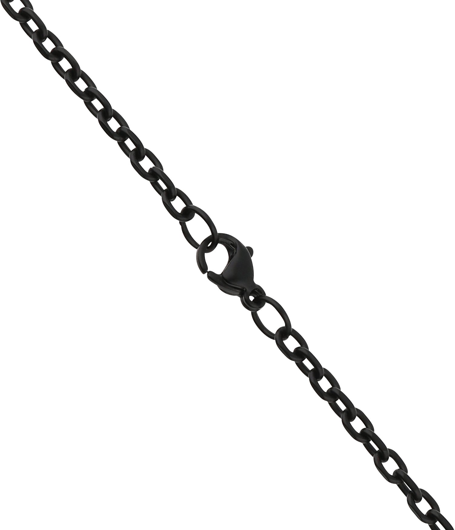 schwarz matt Detail Kette