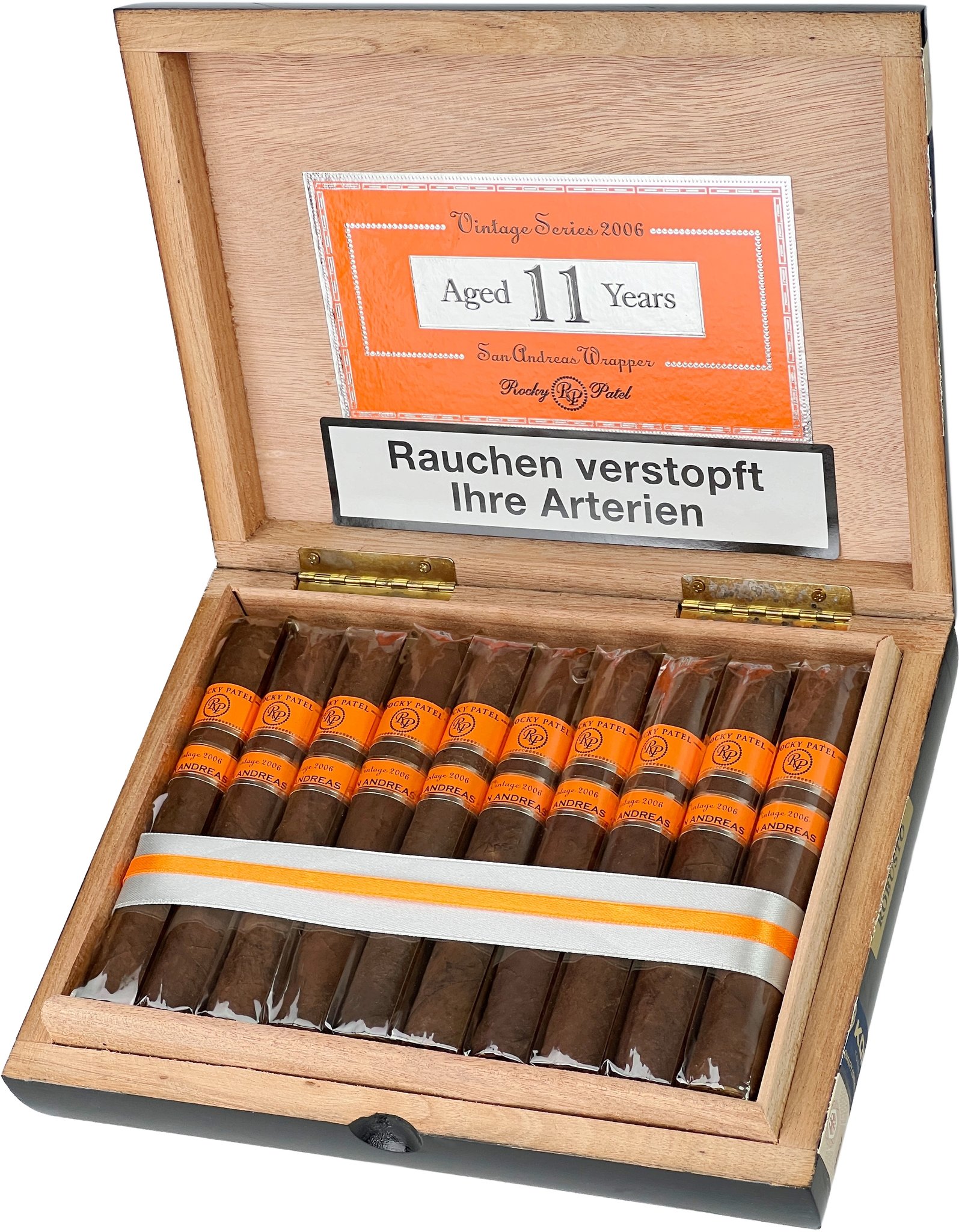 Aged 11 years Robusto Kiste offen