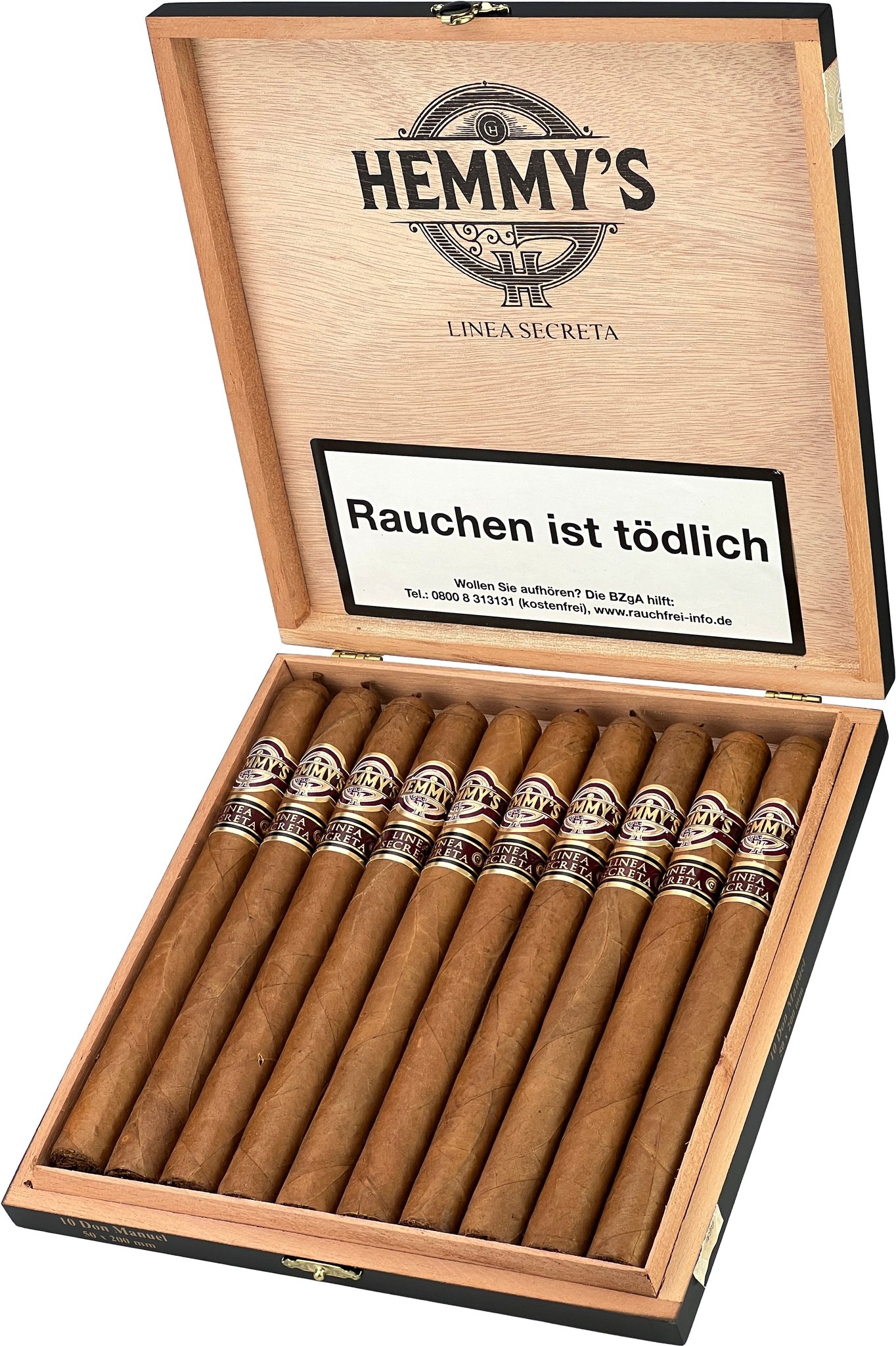 Linea Secreta Don Manuel Kiste offen