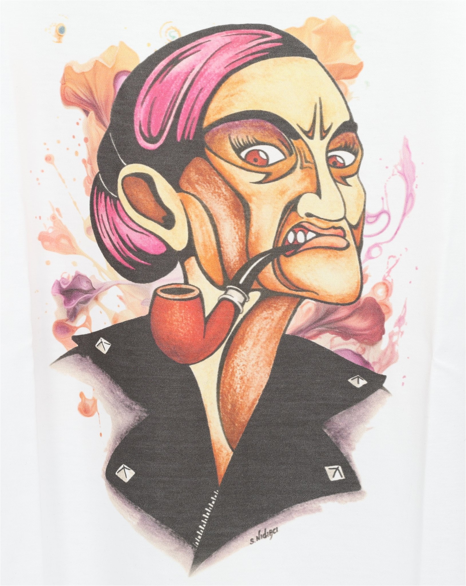 Shirt weiß Motiv 3 Größe S Motiv