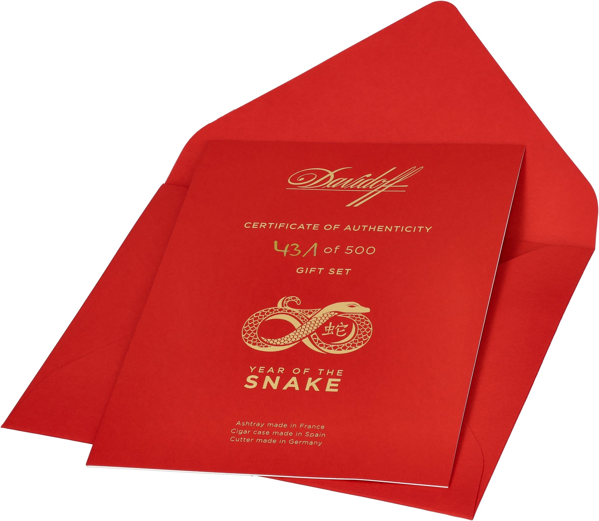 Year of the Snake Zertifikat