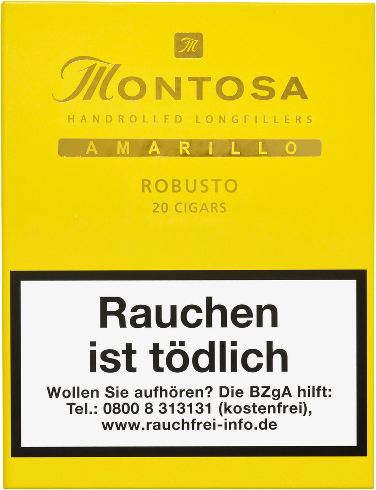 Amarillo Robusto Kiste frontal