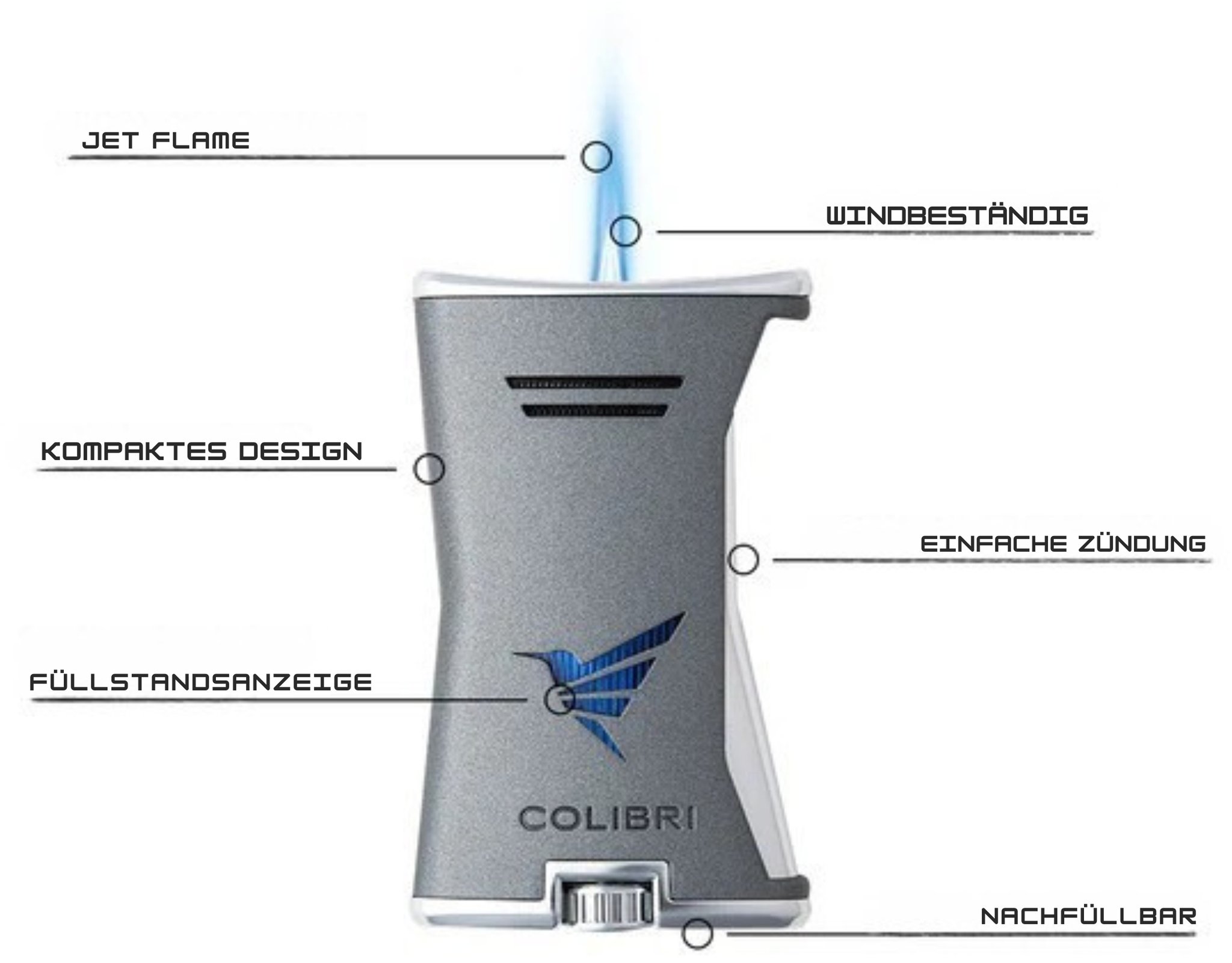 schwarz/chrom Detail
