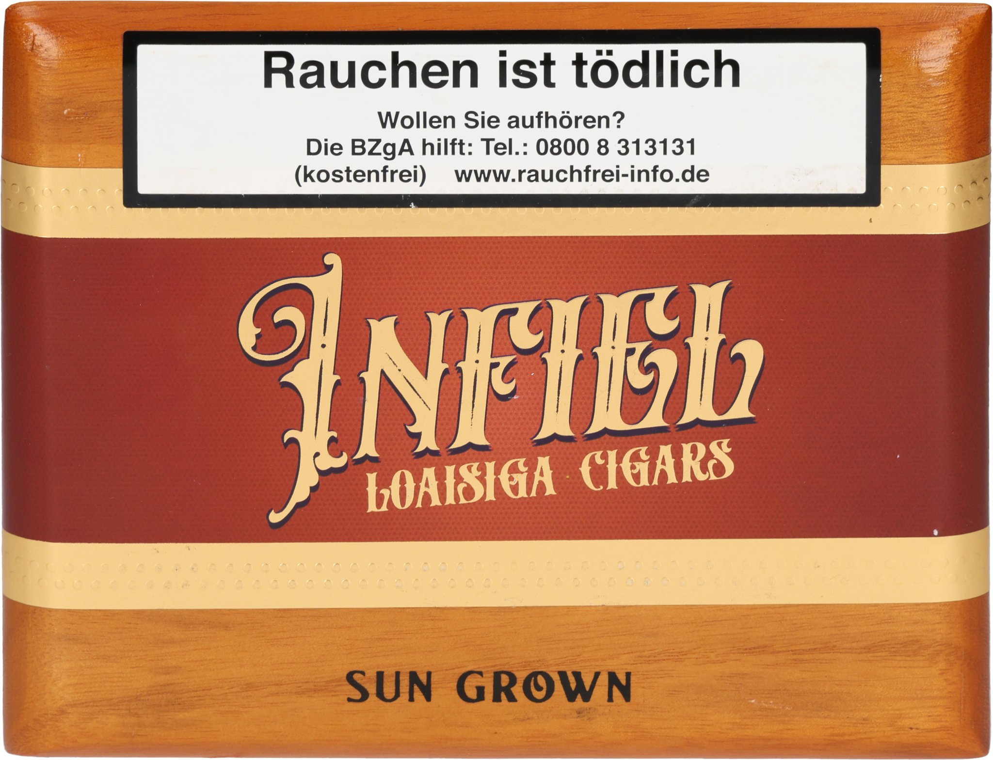 Sun Grown Robusto Kiste frontal