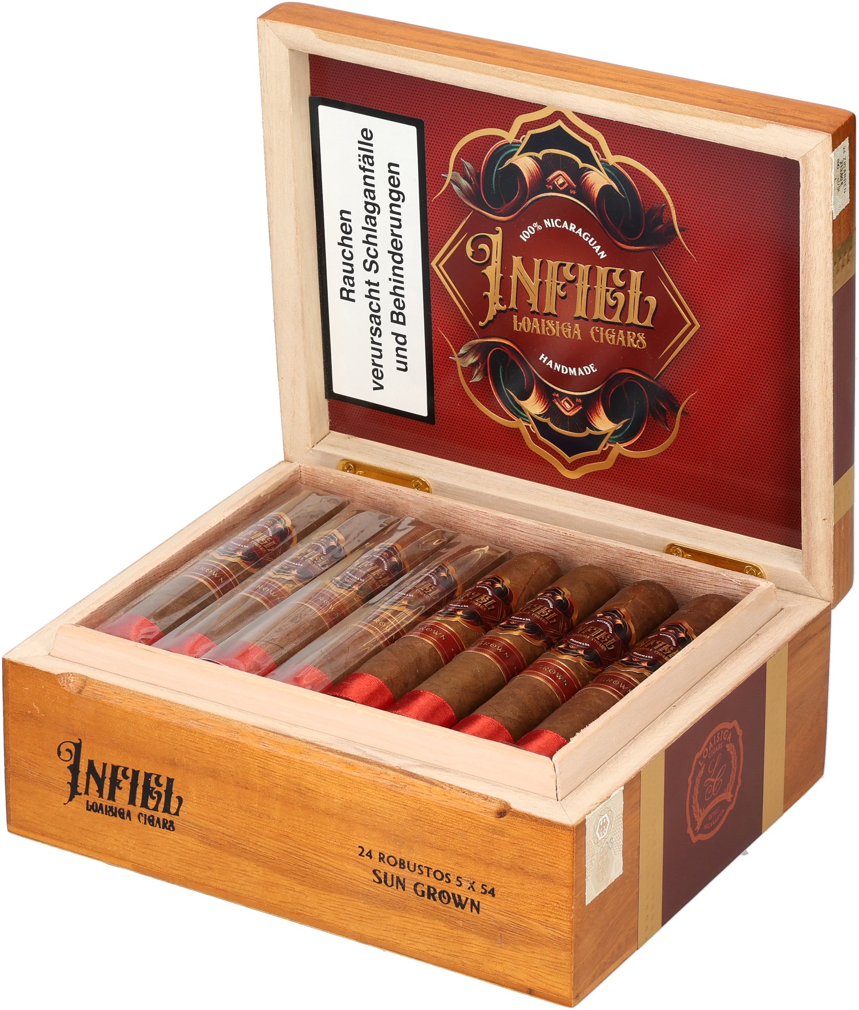 Sun Grown Robusto Kiste offen