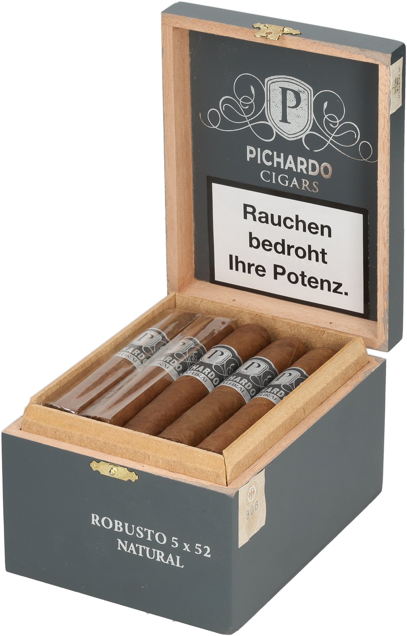 Natural Robusto Box open