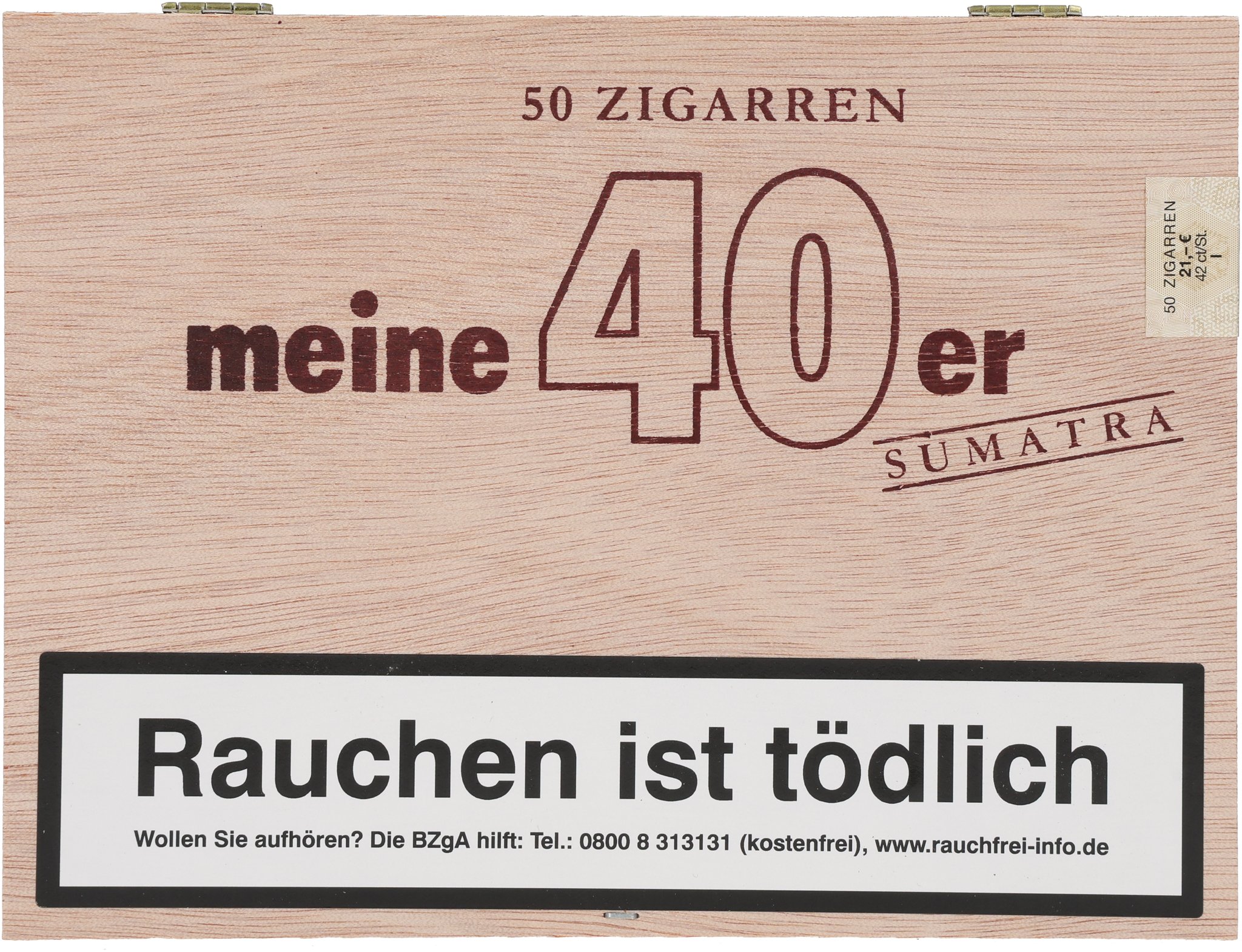 45er Sumatra box front