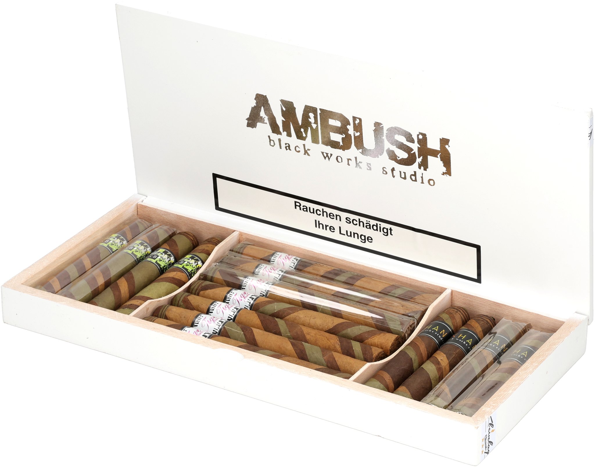 Sampler Ambush Box open