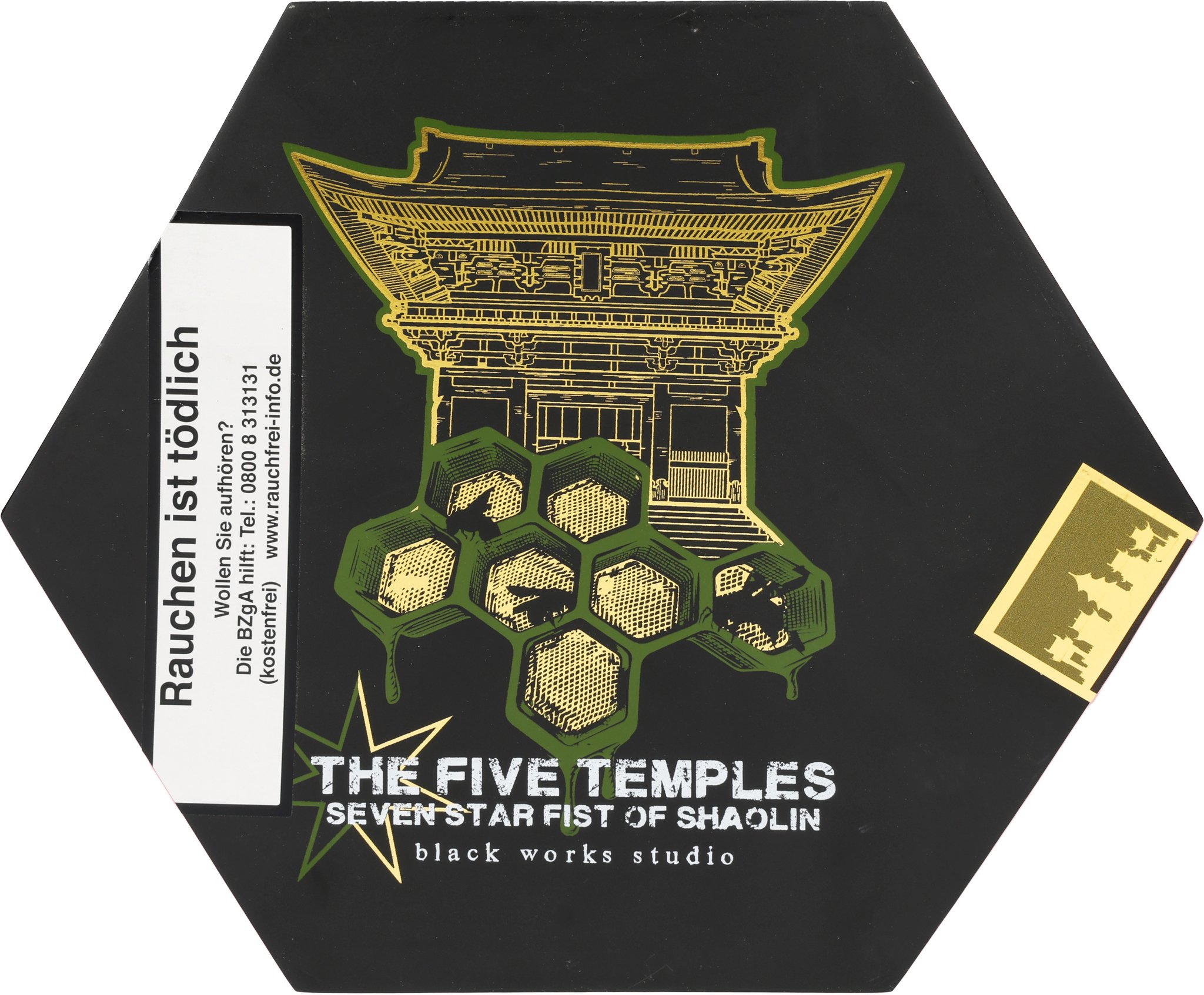 The Five Temples of Shaolin box front
