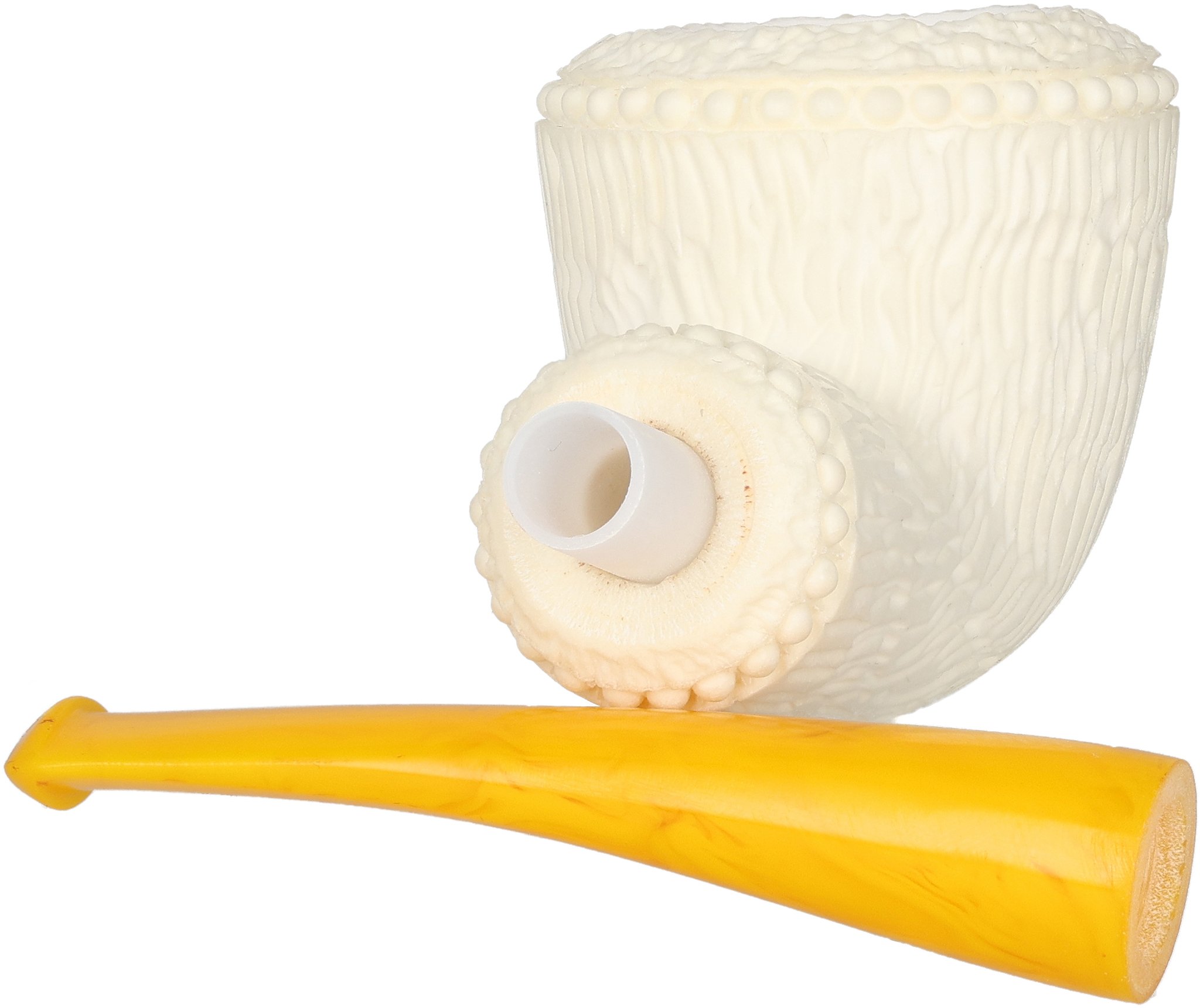White Meerschaum Pfeife Dublin (90048333)_06