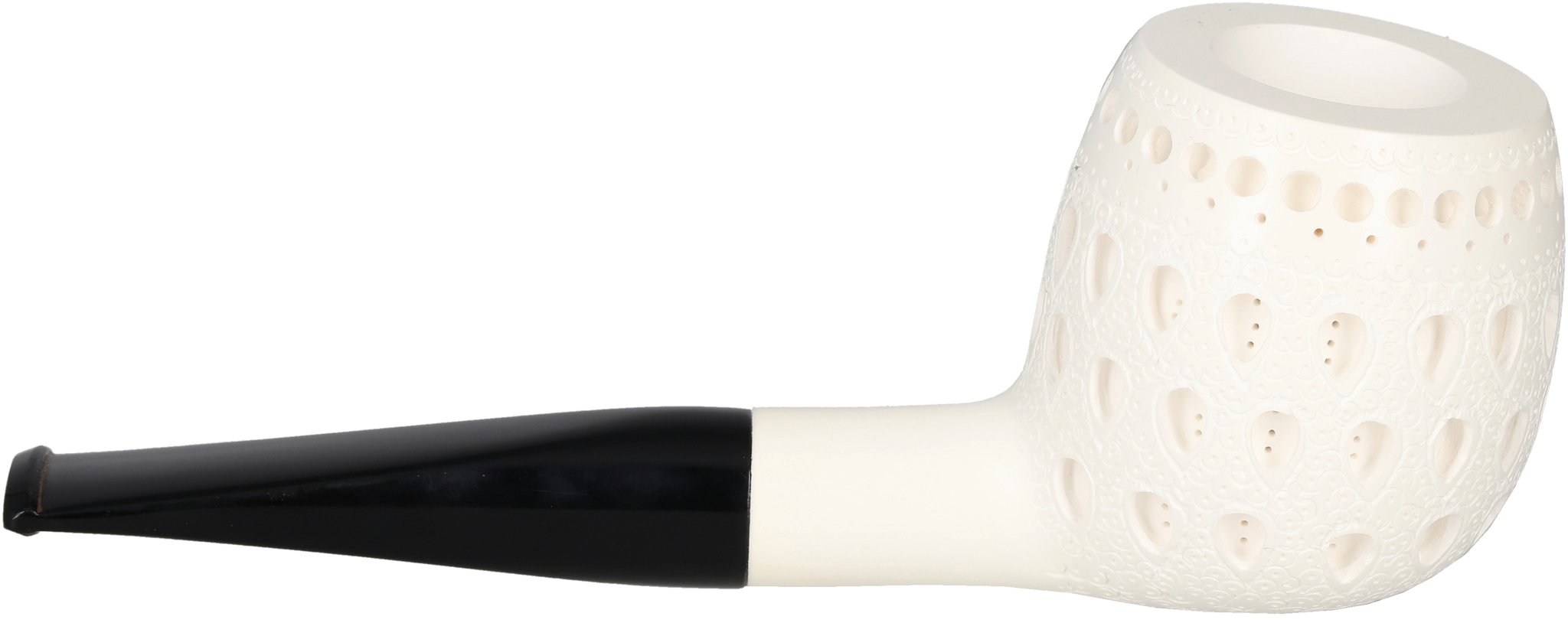 White Meerschaum Pfeife Apple (90048340)_05