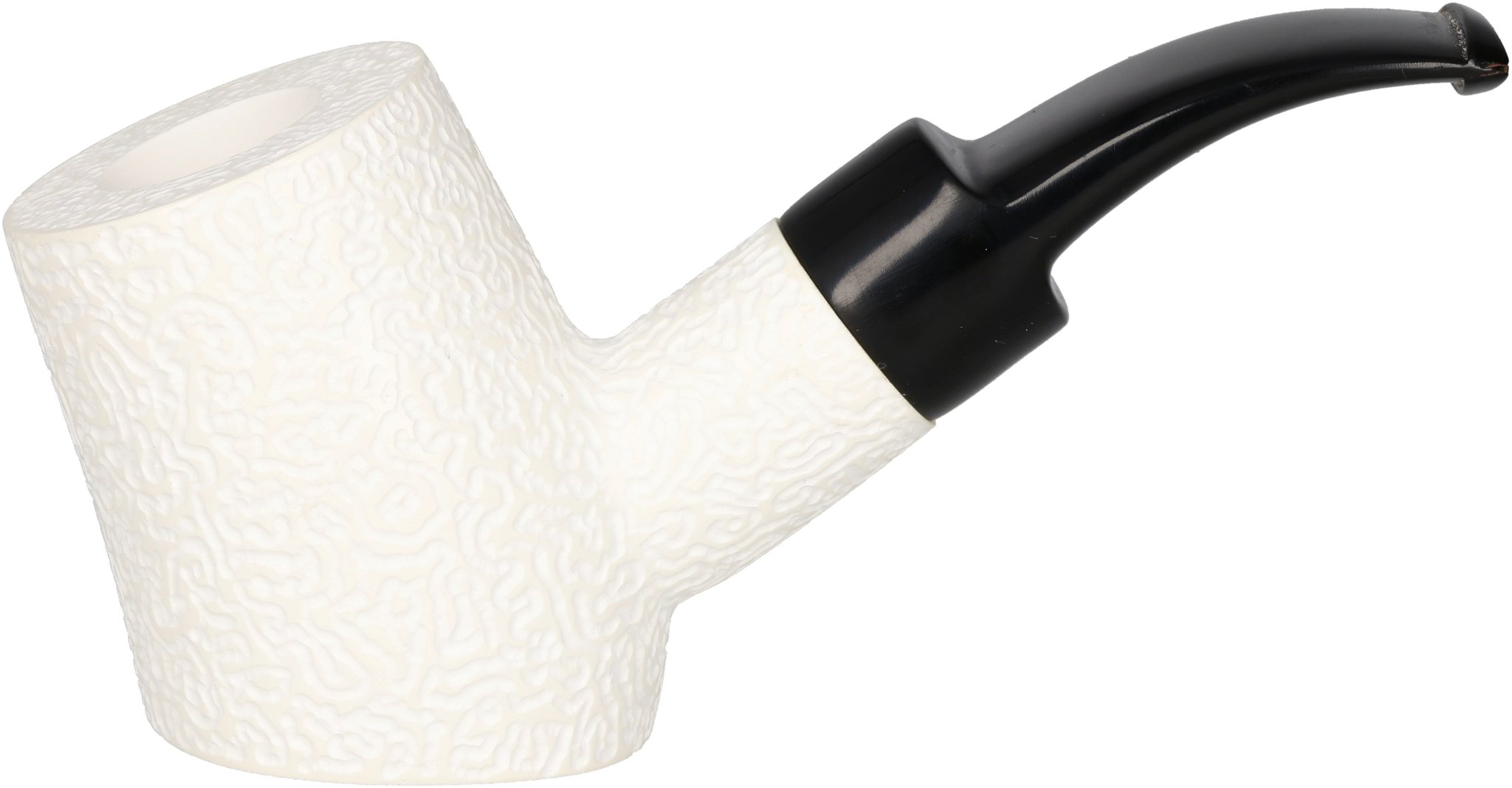 White Meerschaum Pfeife Cherrywood (90048342)_01