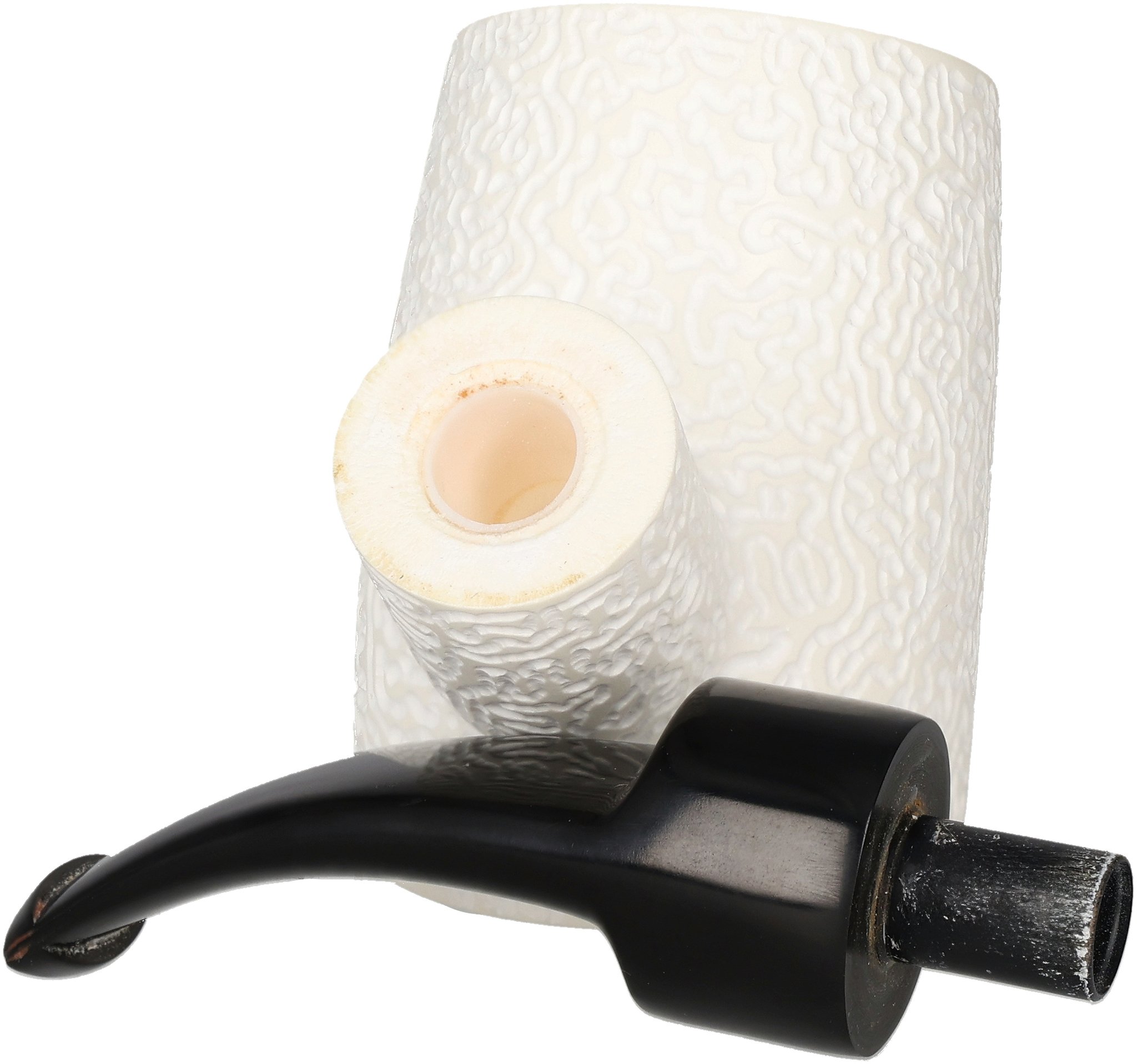 White Meerschaum Pfeife Cherrywood (90048342)_06