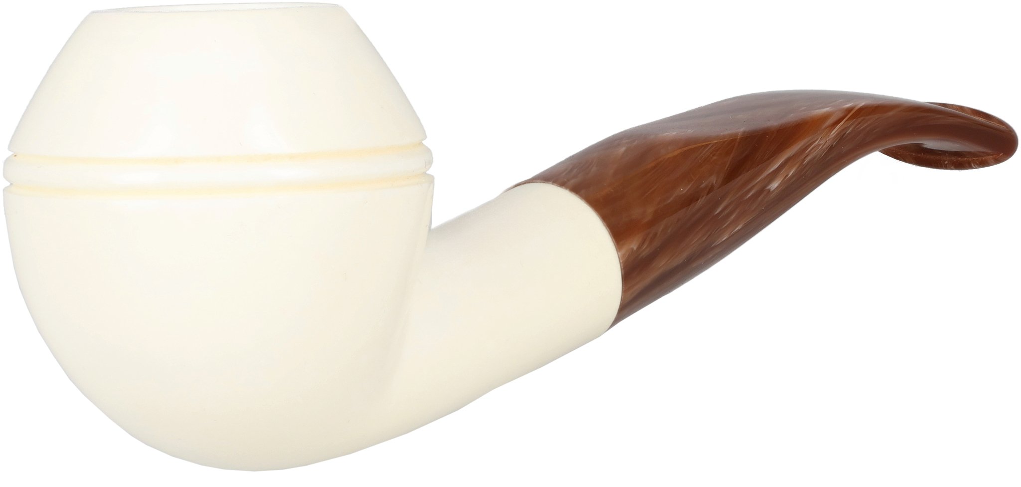 White Pipes Meerschaum Bent Bulldog (90048359)_03