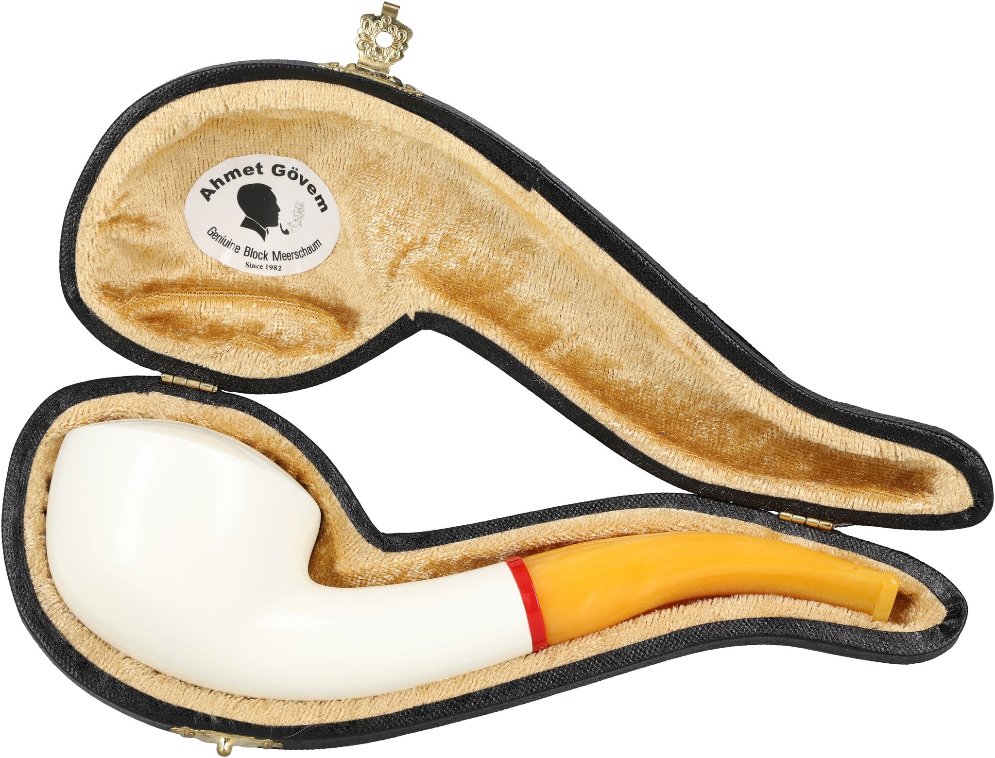 White Pipes Meerschaum Bent Rhodesian (90048362)_07