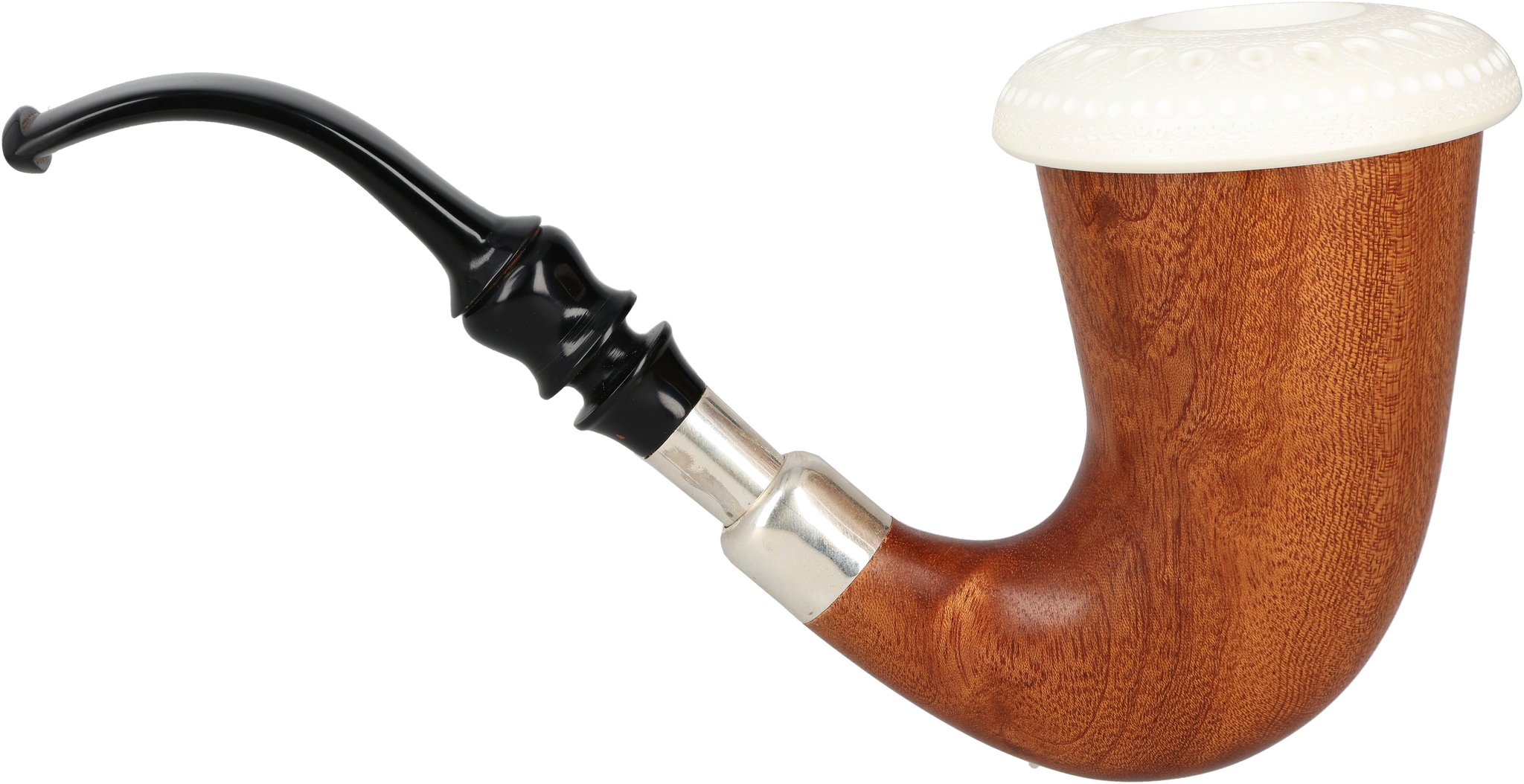 White Pipes Meerschaum Calabash (90048363)_05