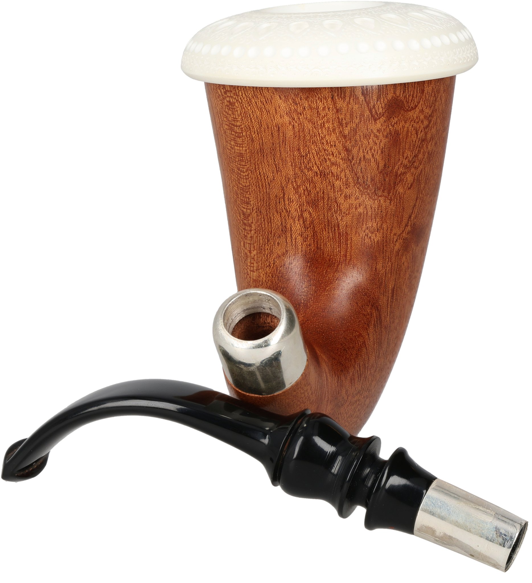 White Pipes Meerschaum Calabash (90048363)_06