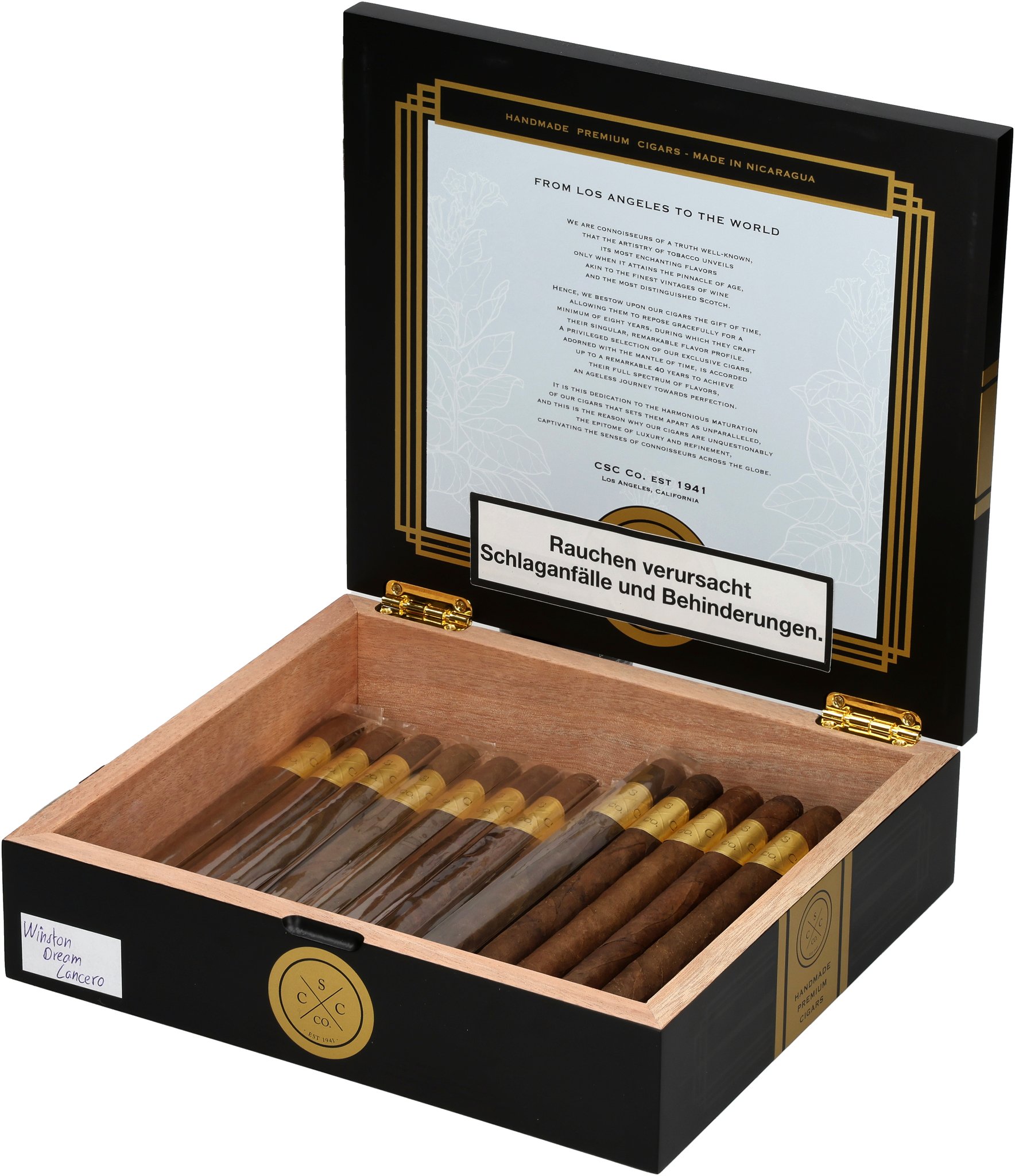 Winston Dream Lancero box open