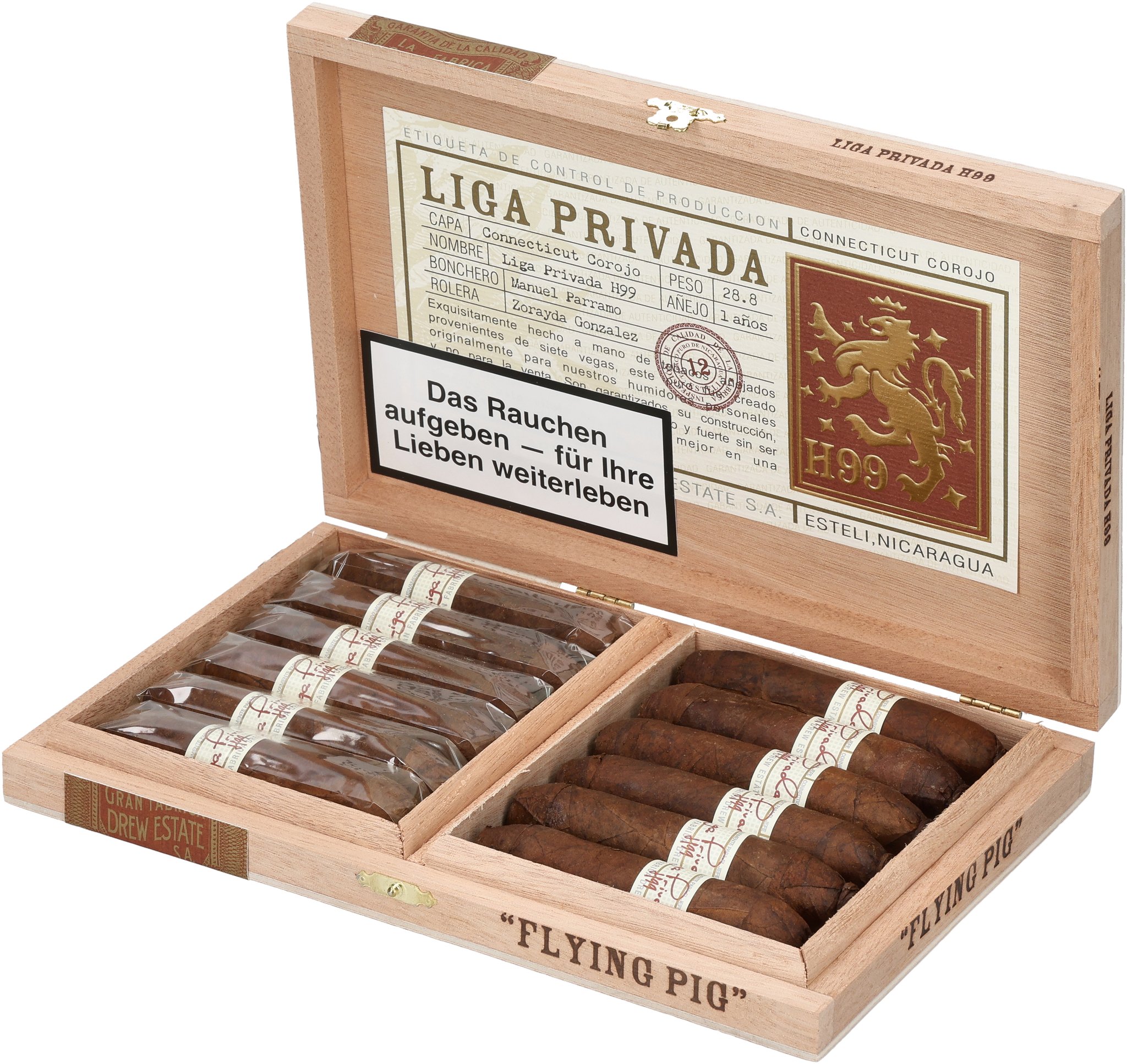 H99 Flying Pig box open