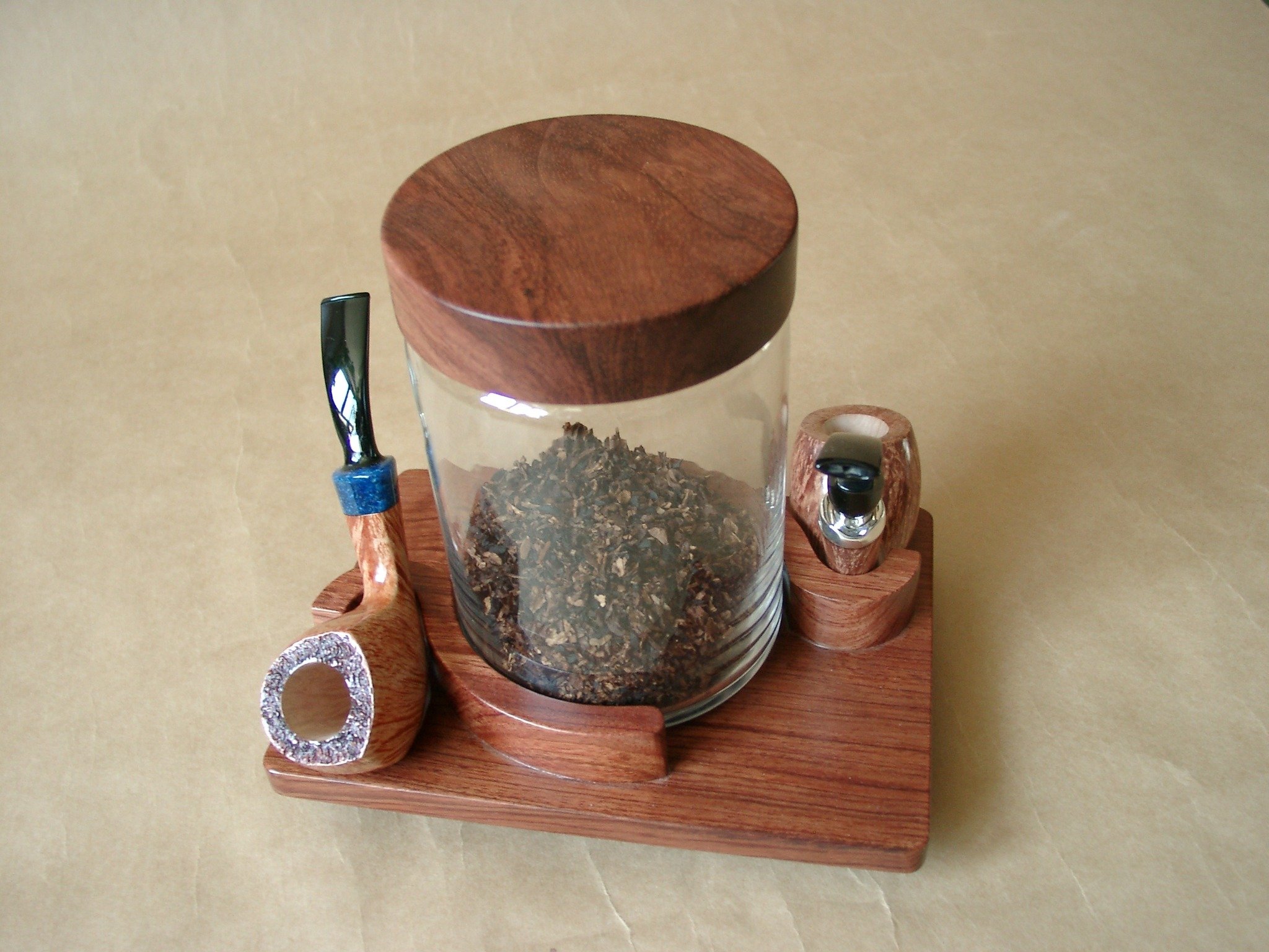 Guy Janot 2er Tabakensemble Bubinga mit Topf 7236 2er Tabakensemble Bubinga mit 