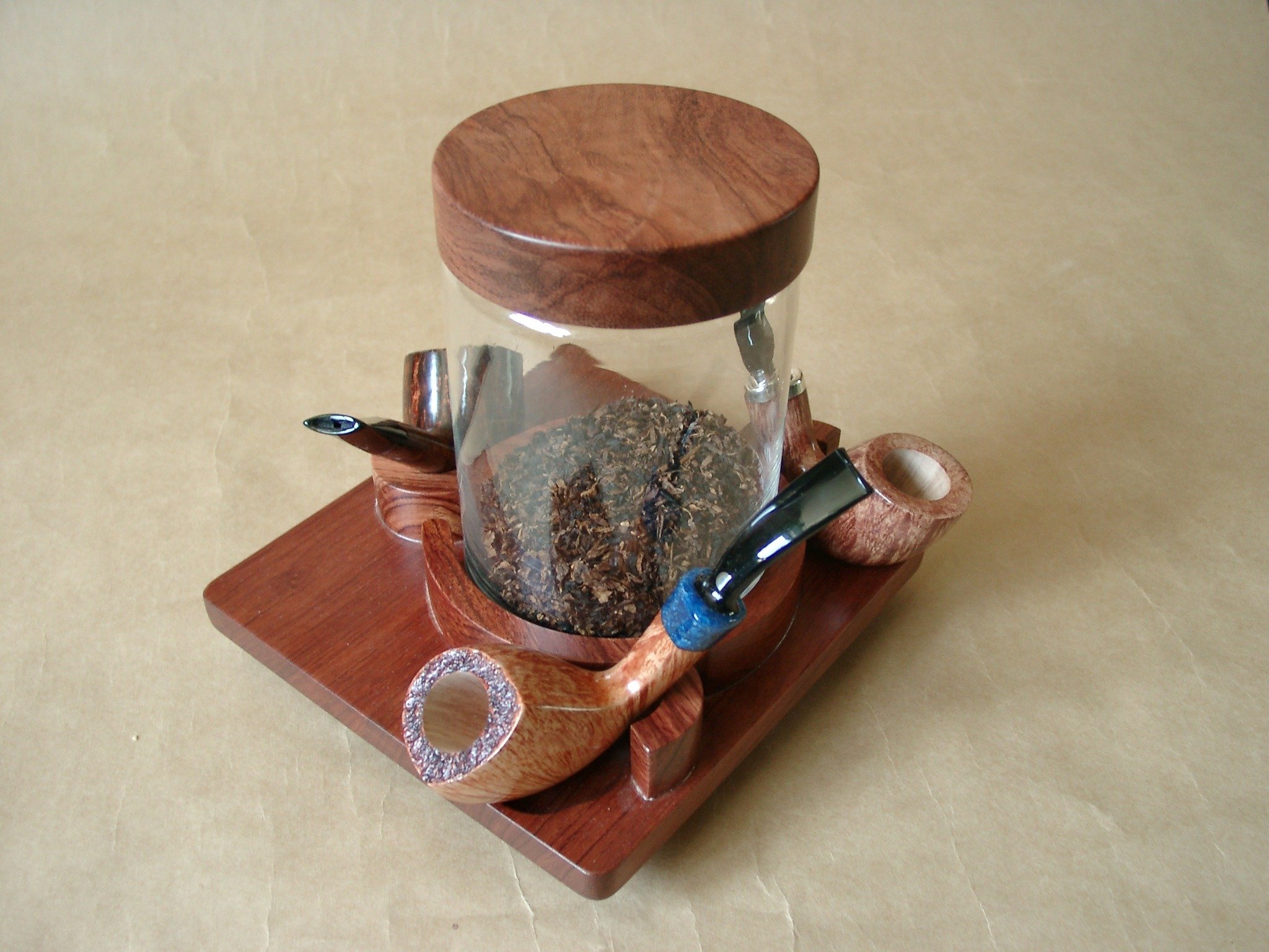 Guy Janot 3er Tabakensemble mit Topf Bubinga 7237 3er Tabakensemble mit Topf Bub