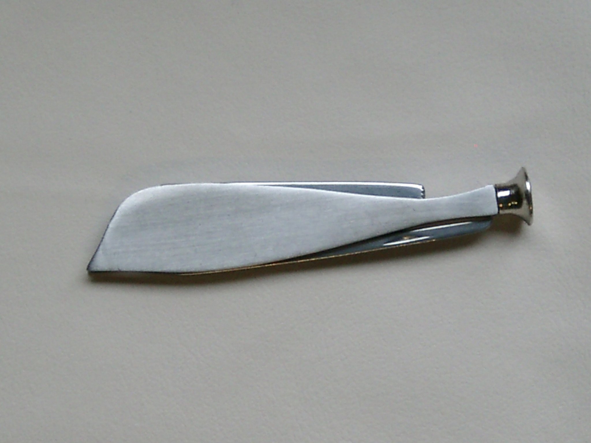 Guy Janot Pfeifenbesteck Fisch Design Delphin Chrom 51