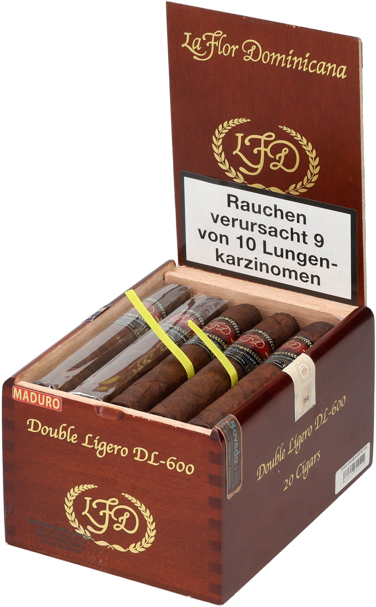 DL-600 Maduro box open