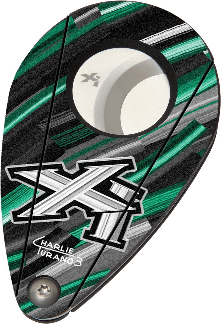 Xikar Xi2 Zigarrenabschneider Nightlife Series Green Rückseite