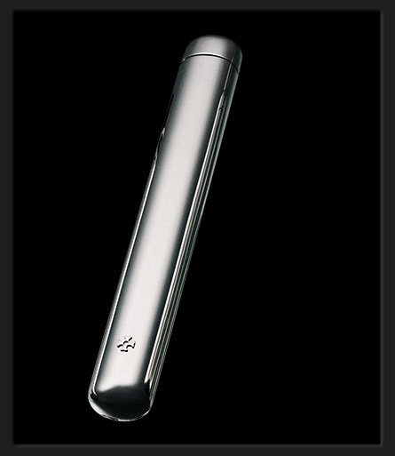 Sillems 1er Cigarrenröhre 925er Sterling Silber mit seitl. versenktem Schanier 