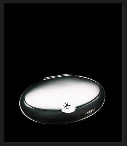 Sillems Dose Oval 925er Sterling Silber Mittel (1311)