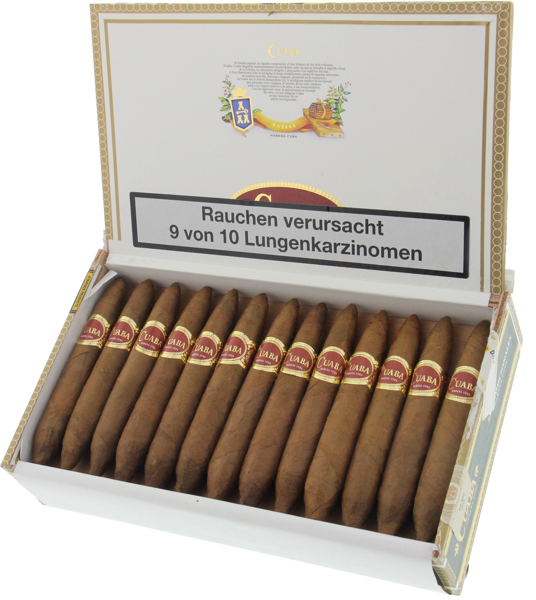 Cuaba Tradicionales Kiste offen