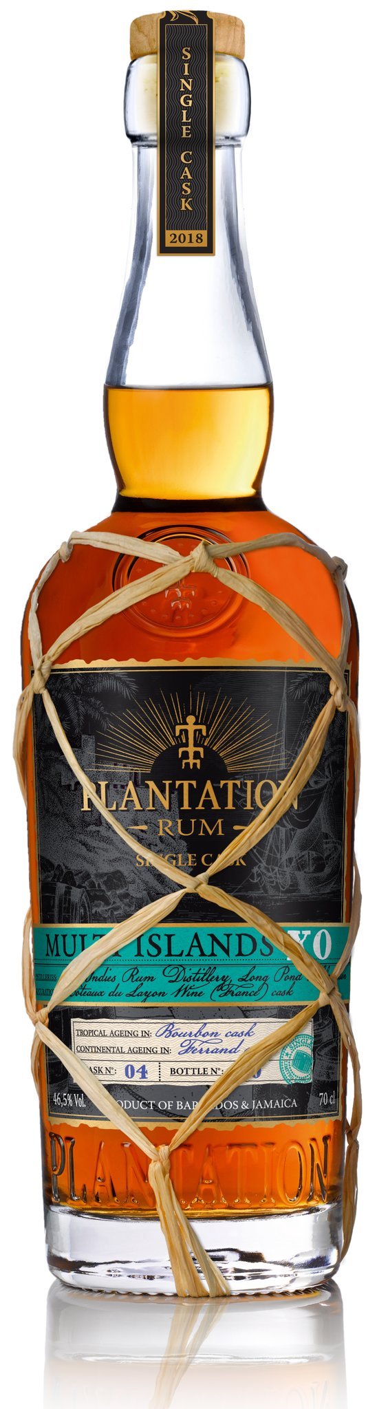 Plantation Rum Multi Island XO Single Cask Edt. 2018 (0,7 l / 46,5 % vol.)