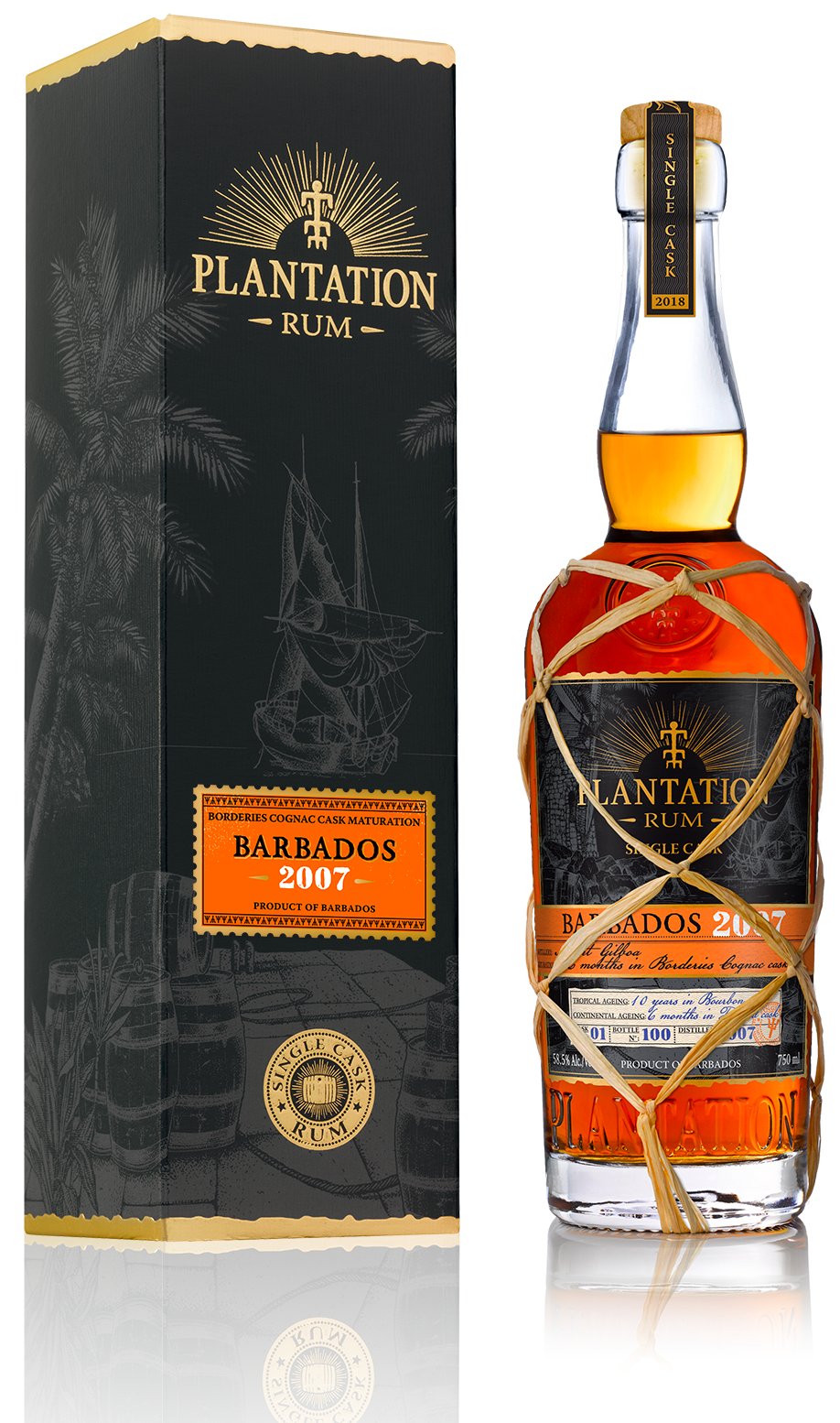 Plantation Rum Barbados 2007 Single Cask Edt. 2018 (0,7 l / 58,5 % vol.)
