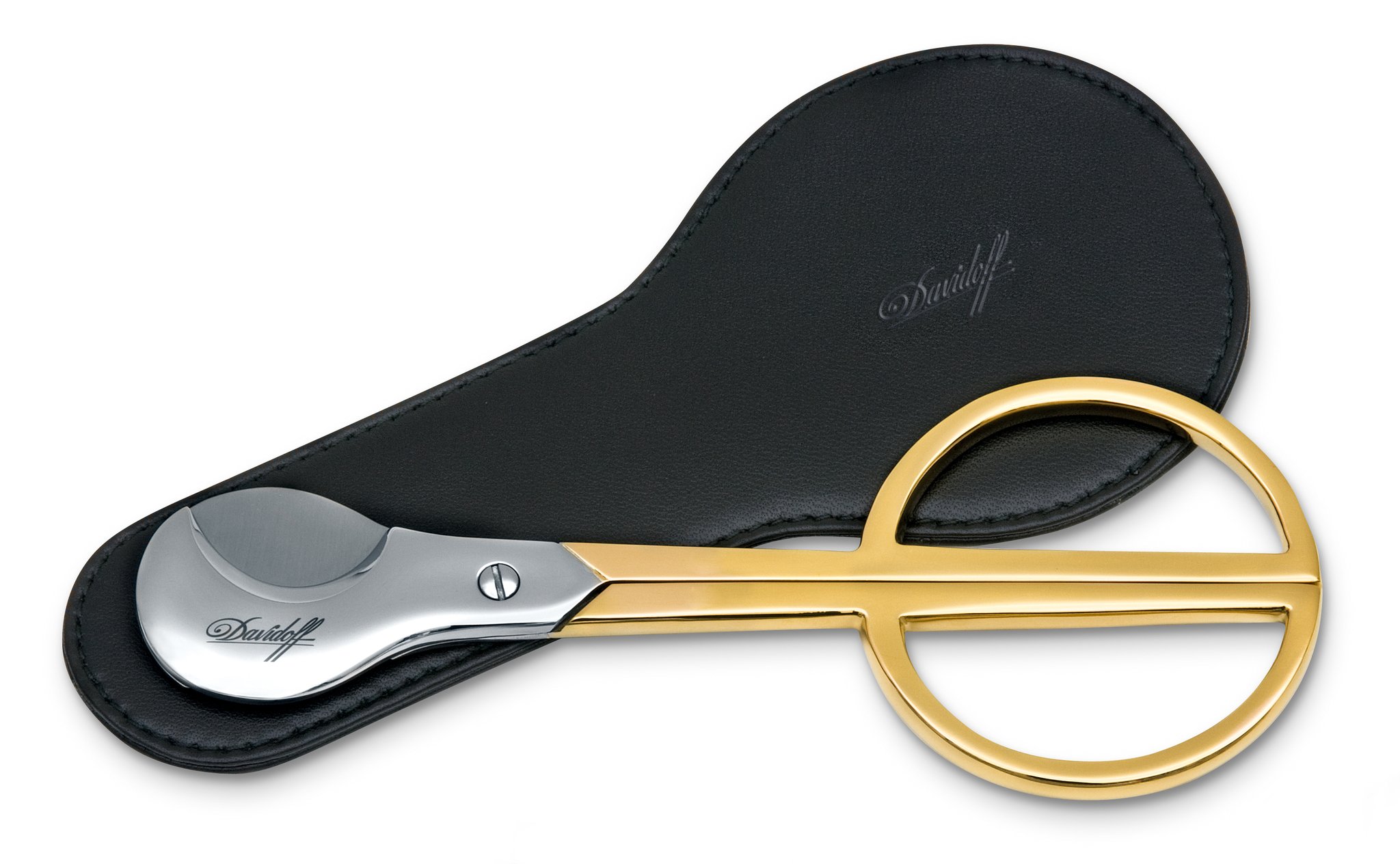 Davidoff Schere Edelstahl Gold plattiert Modell 2611