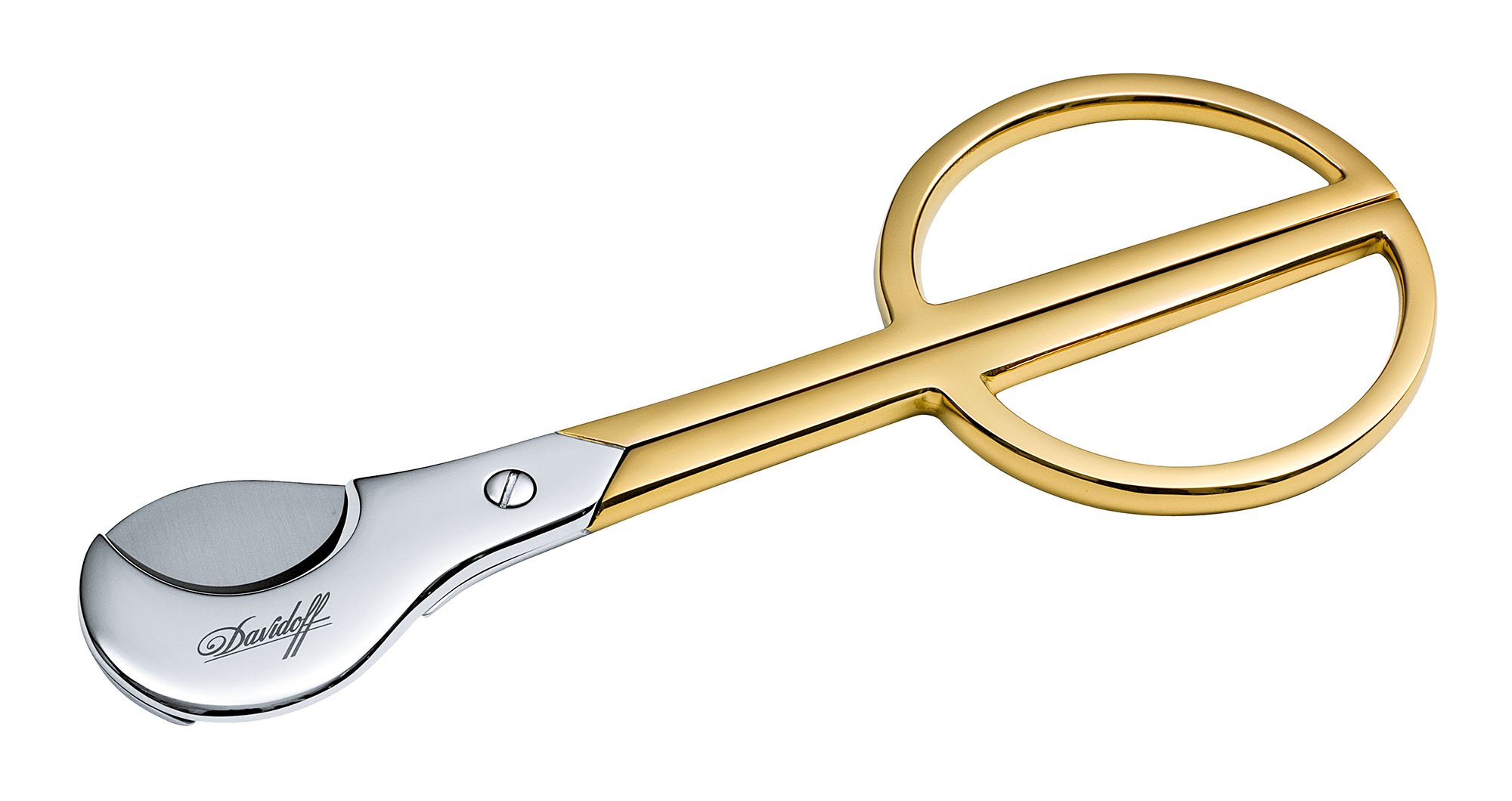Davidoff Schere Edelstahl Gold plattiert Modell 2611