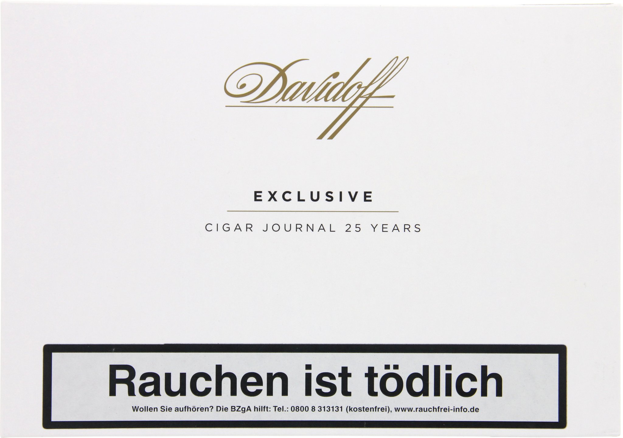 Davidoff Limited Editions Exclusive 2019 Robusto Cigar Journal 25 Years Verpackung