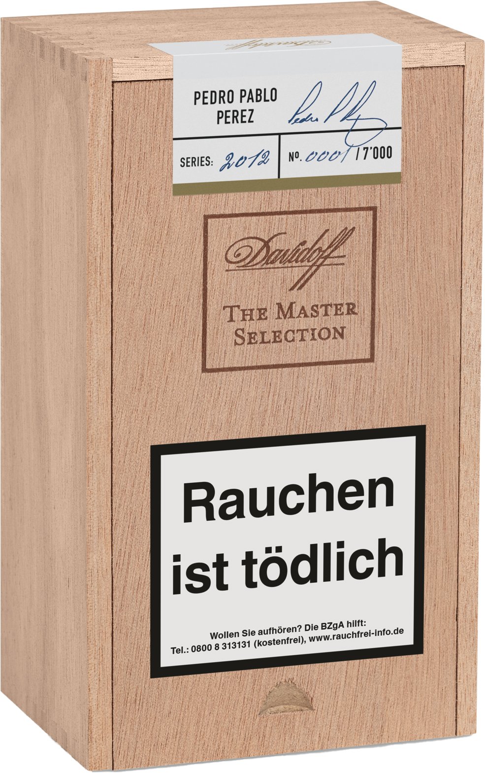 Davidoff Limited Editions Master Selection 2012 (Pedro Pablo Perez) Kiste schräg