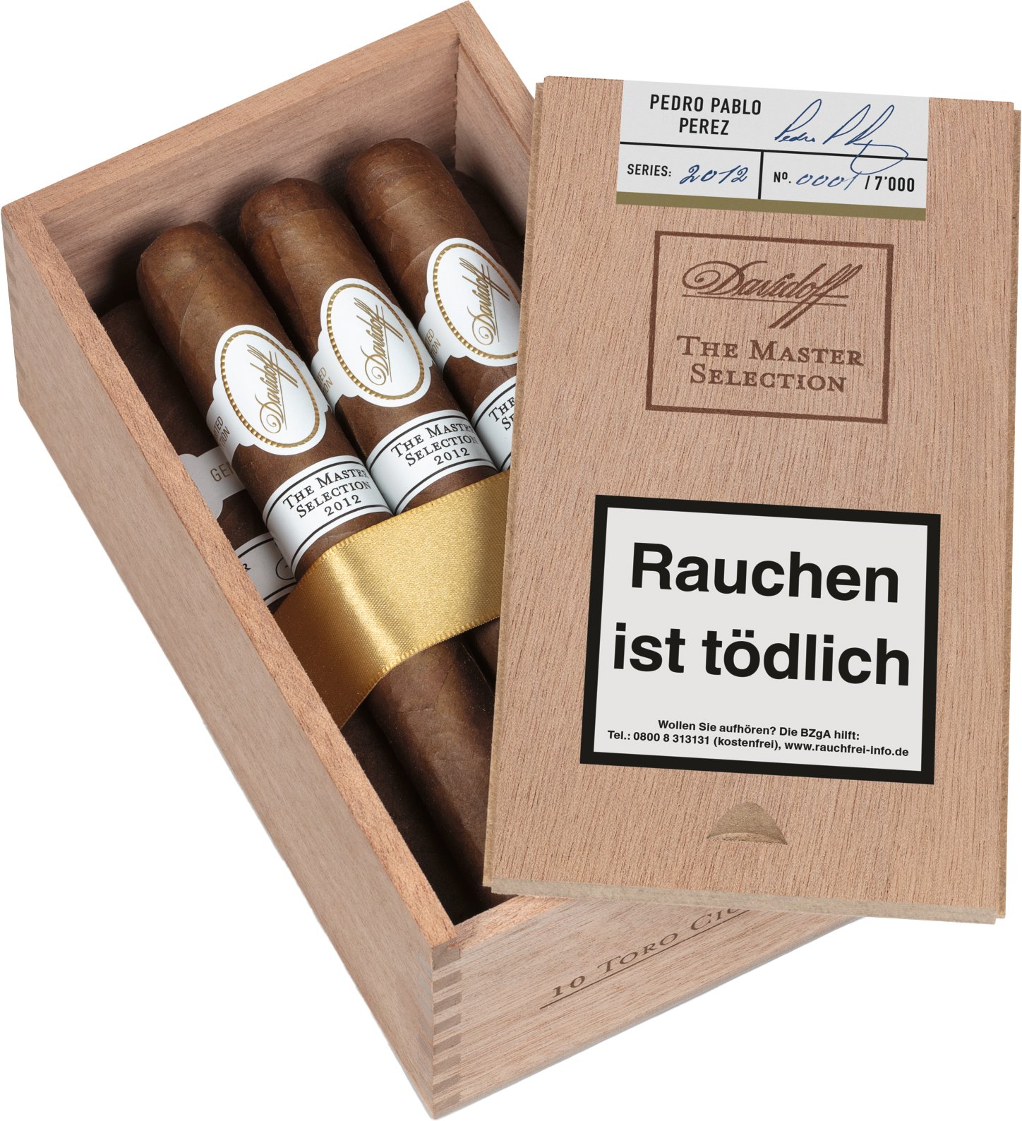 Davidoff Limited Editions Master Selection 2012 (Pedro Pablo Perez) Kiste offen
