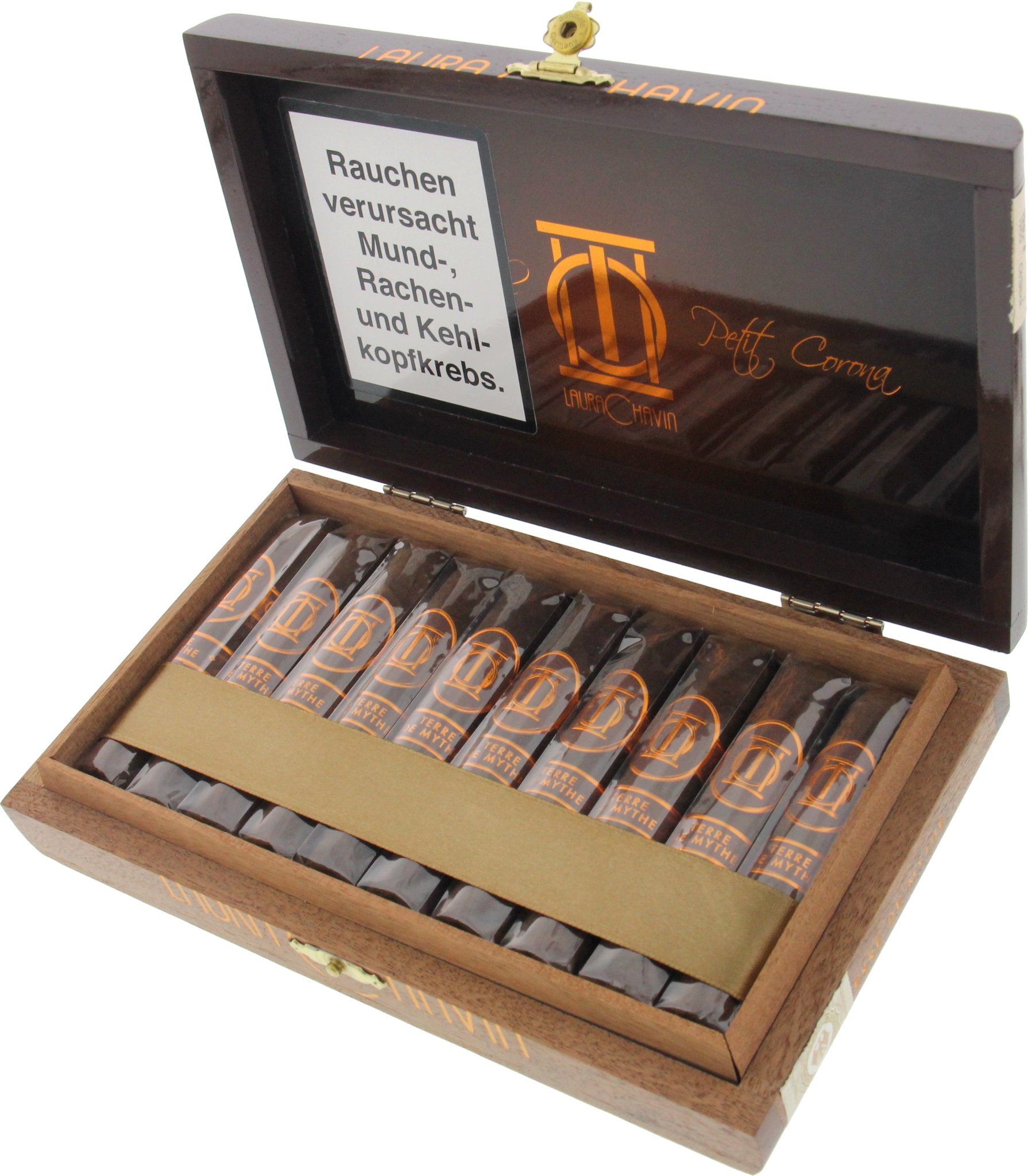 Laura Chavin Terre de Mythe Petit Corona Kiste offen