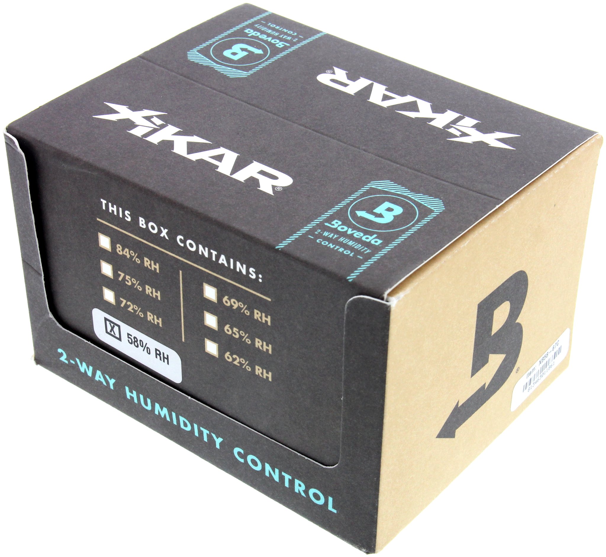 Bóveda Humidipak 58 % RH (12 x 60 Gramm zum Preis von 11!) (1 x 12)