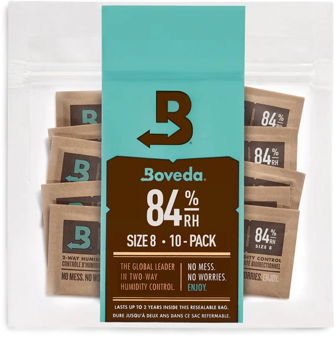 Bóveda Humidipak 84 % RH (10 x 8 Gramm)