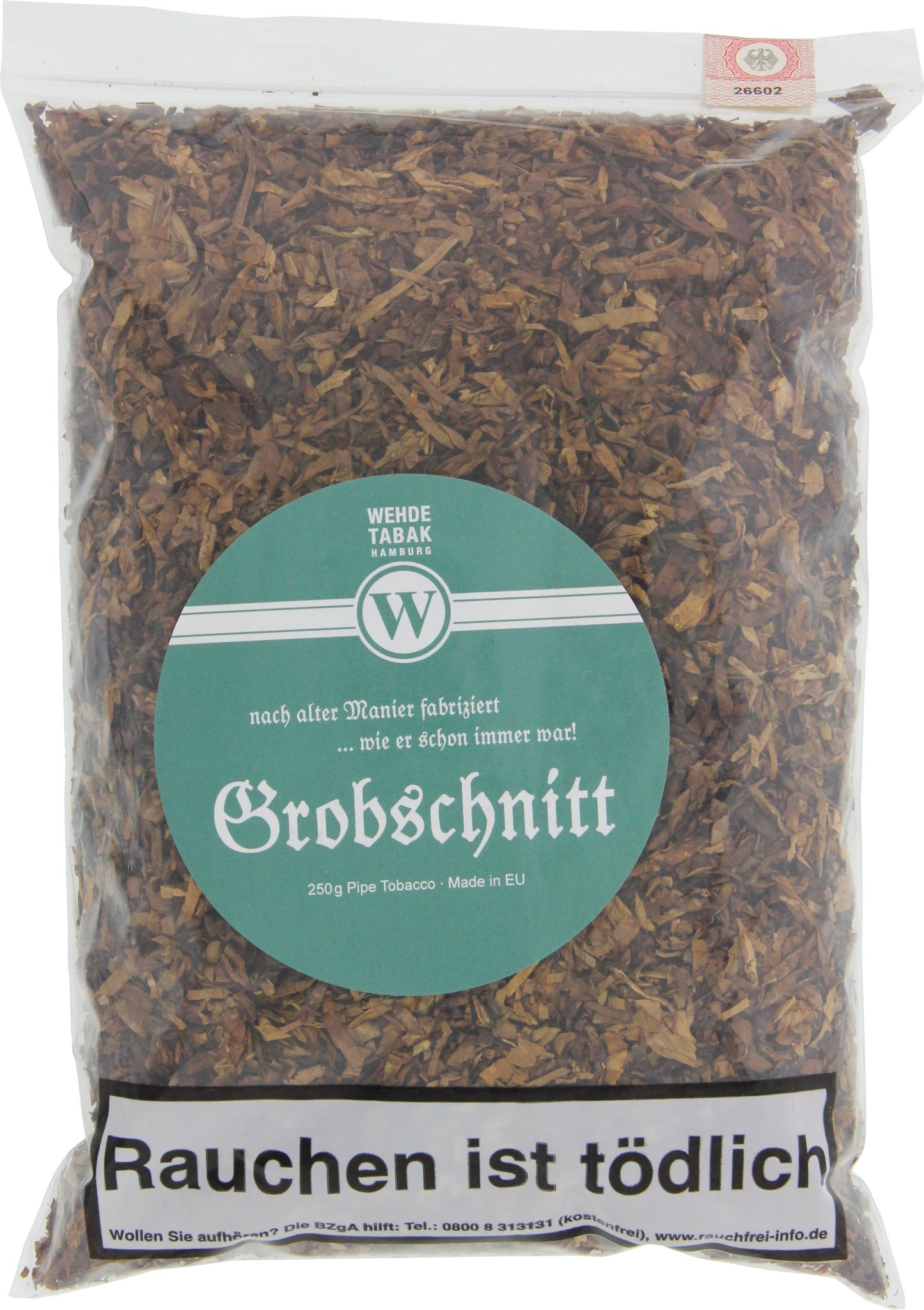Wehde Grobschnitt 250g Pouch