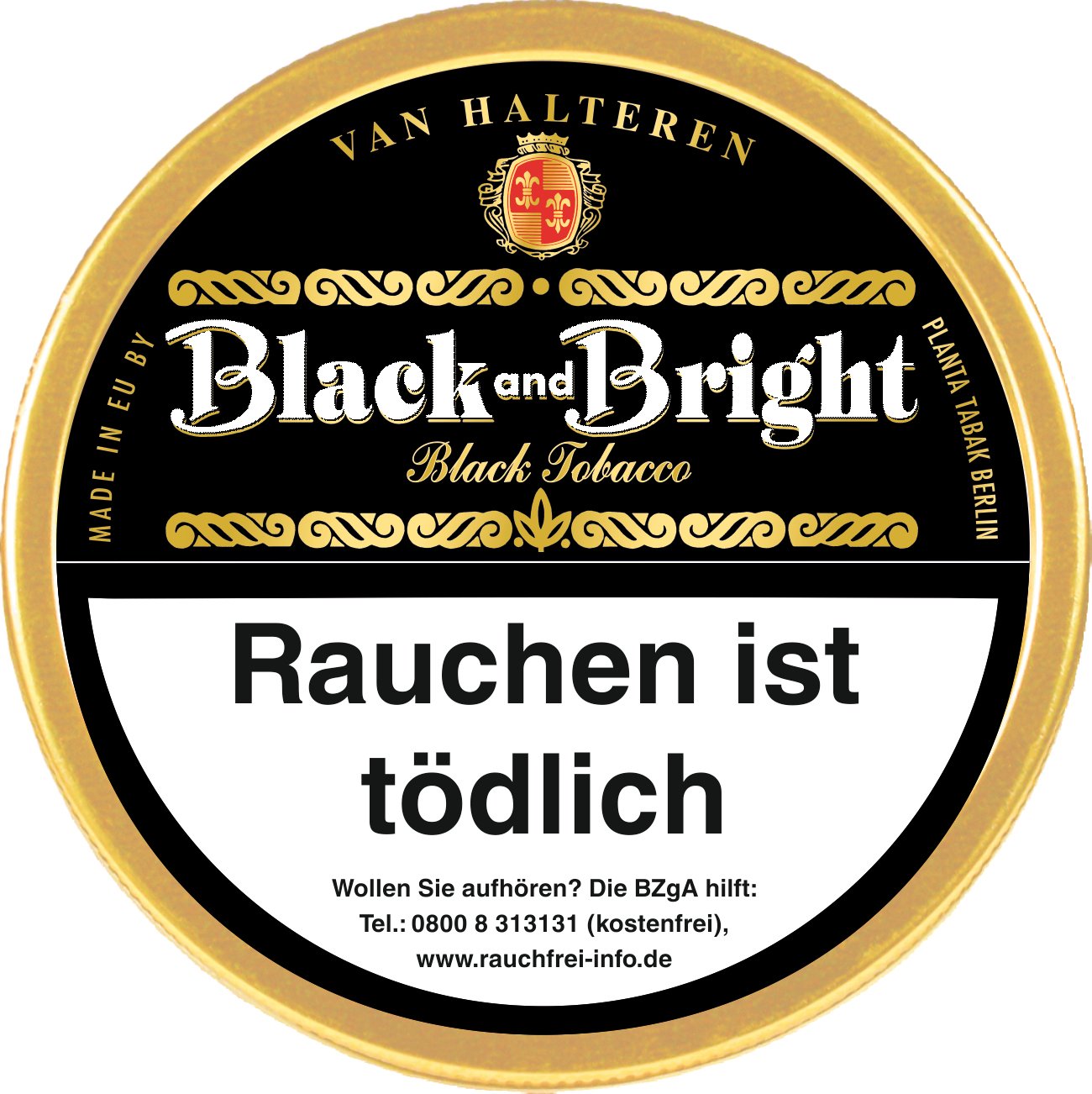Van Halteren Black and Bright 100g Dose