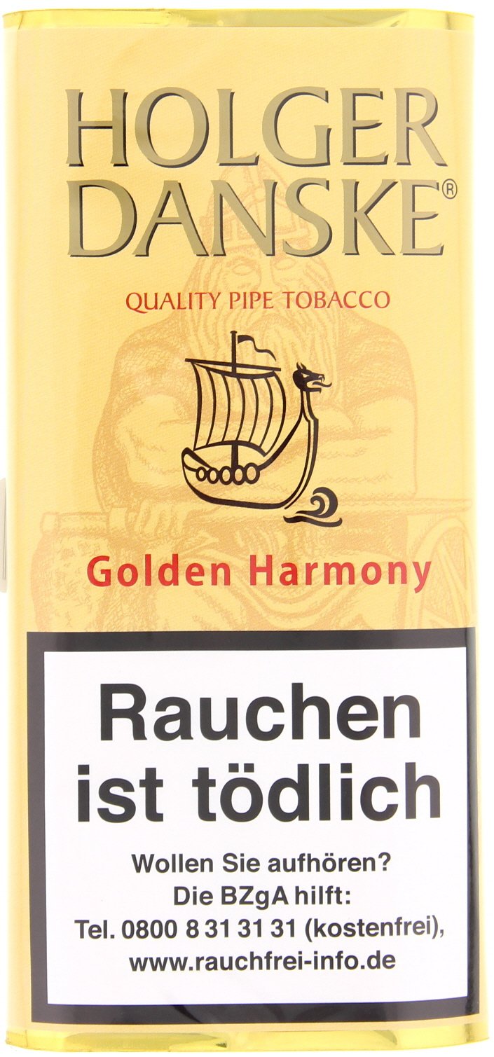 Holger Danske Pfeifentabak Golden Harmony 40g Pouch
