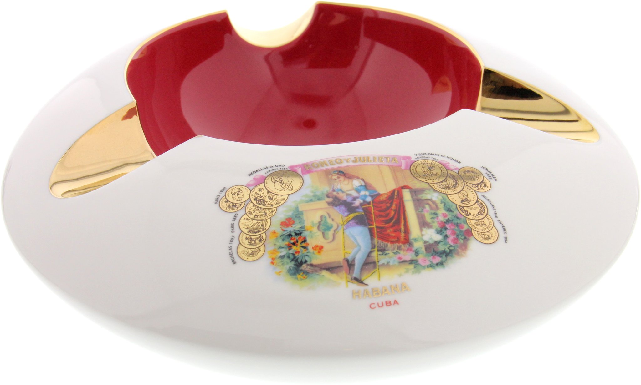 Romeo y Julieta Zigarrenascher weiss 3 Ablagen (6397200) B-Ware mit optischen Mängeln