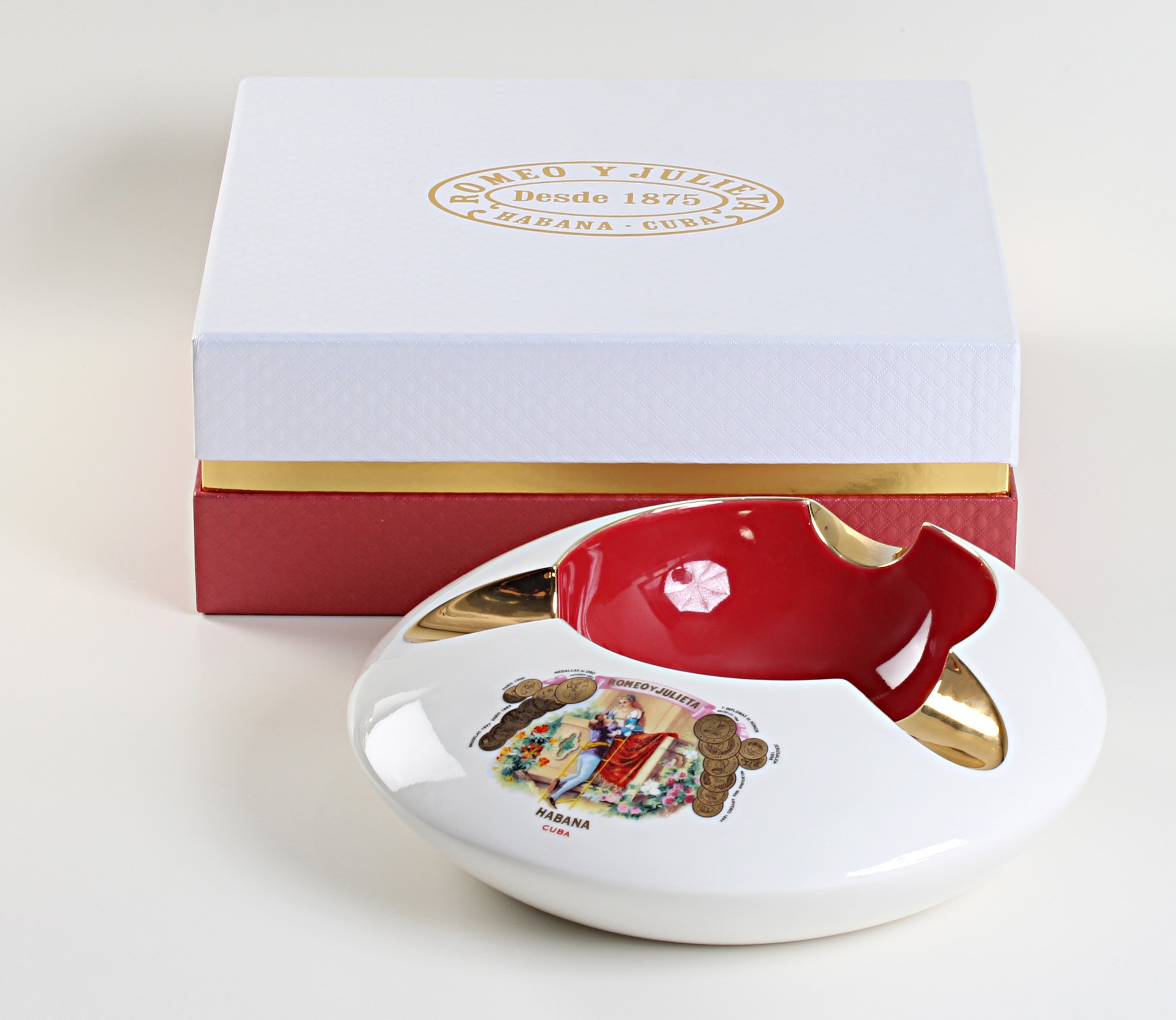 Romeo y Julieta Zigarrenascher weiss 3 Ablagen (6397200) B-Ware Detailbild 2