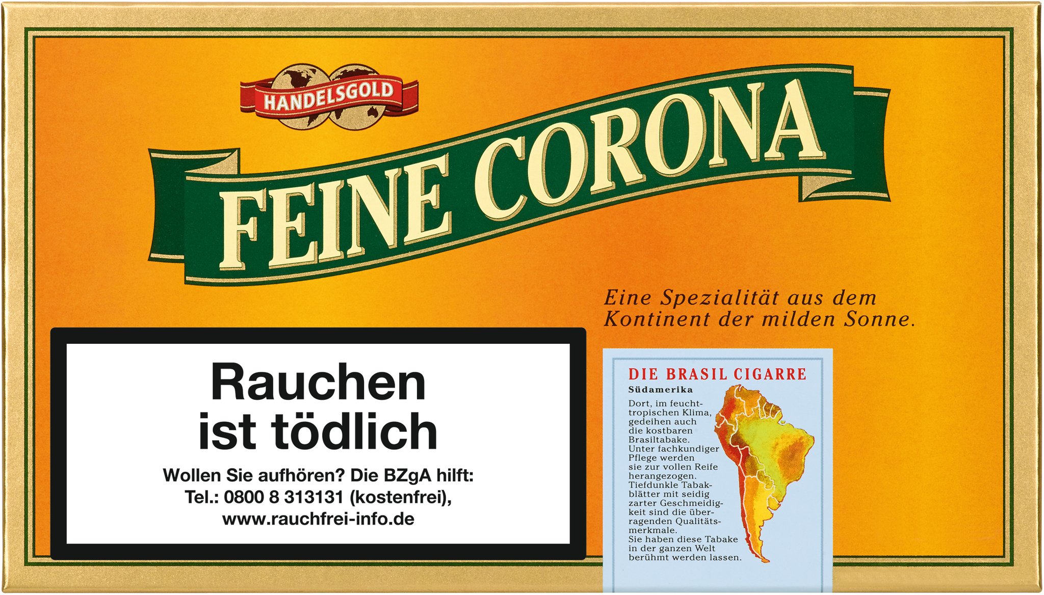 Handelsgold Cigarren Feine Corona No. 454 (25er Packung)